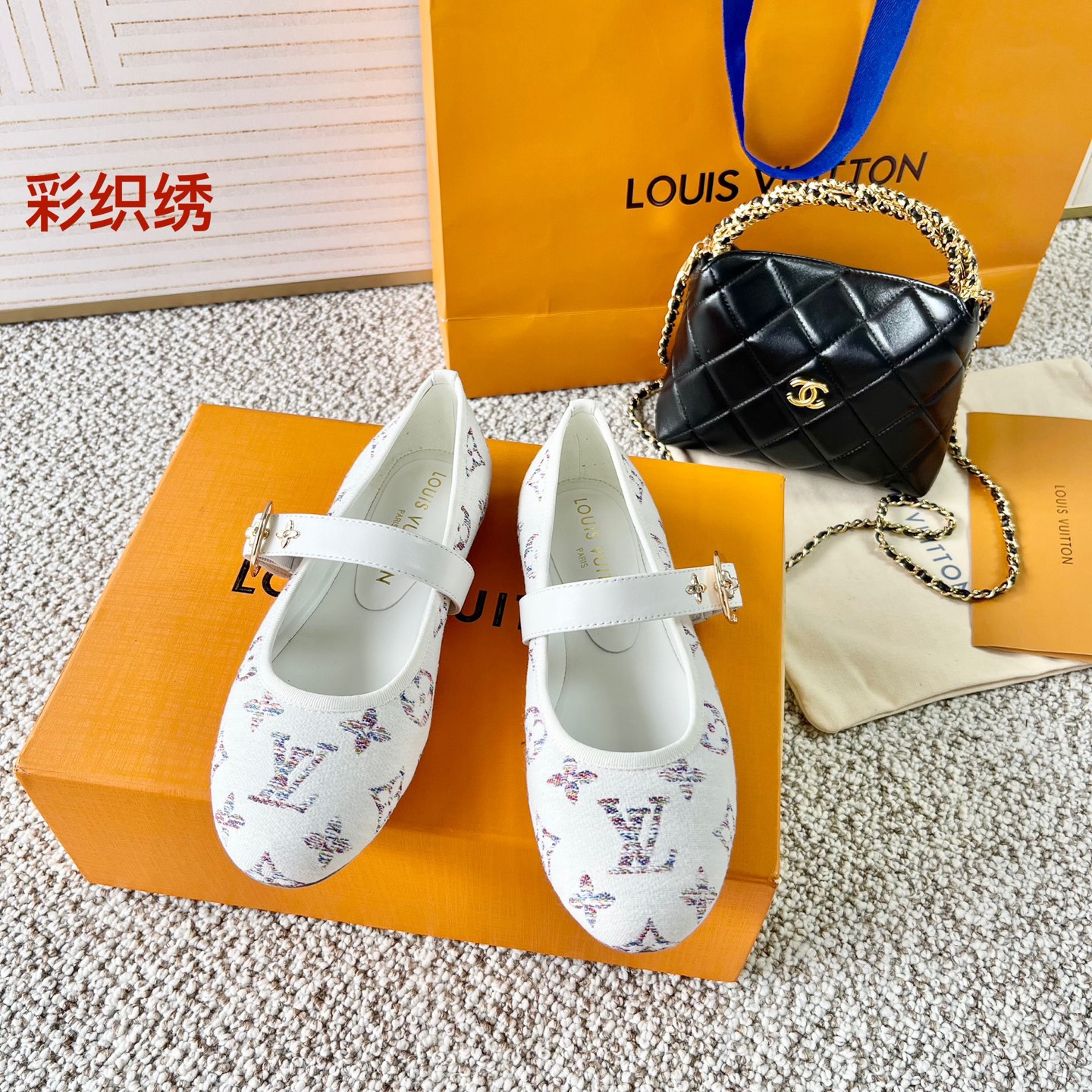 LOUIS VUITTON Mary Jane shoes - simple and stylish - premium version