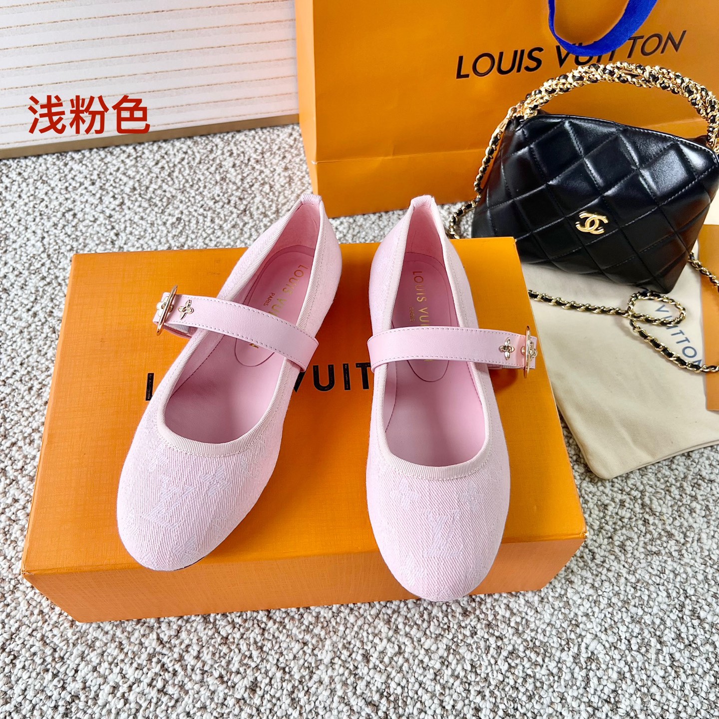 LOUIS VUITTON Mary Jane shoes, simple and stylish - premium version