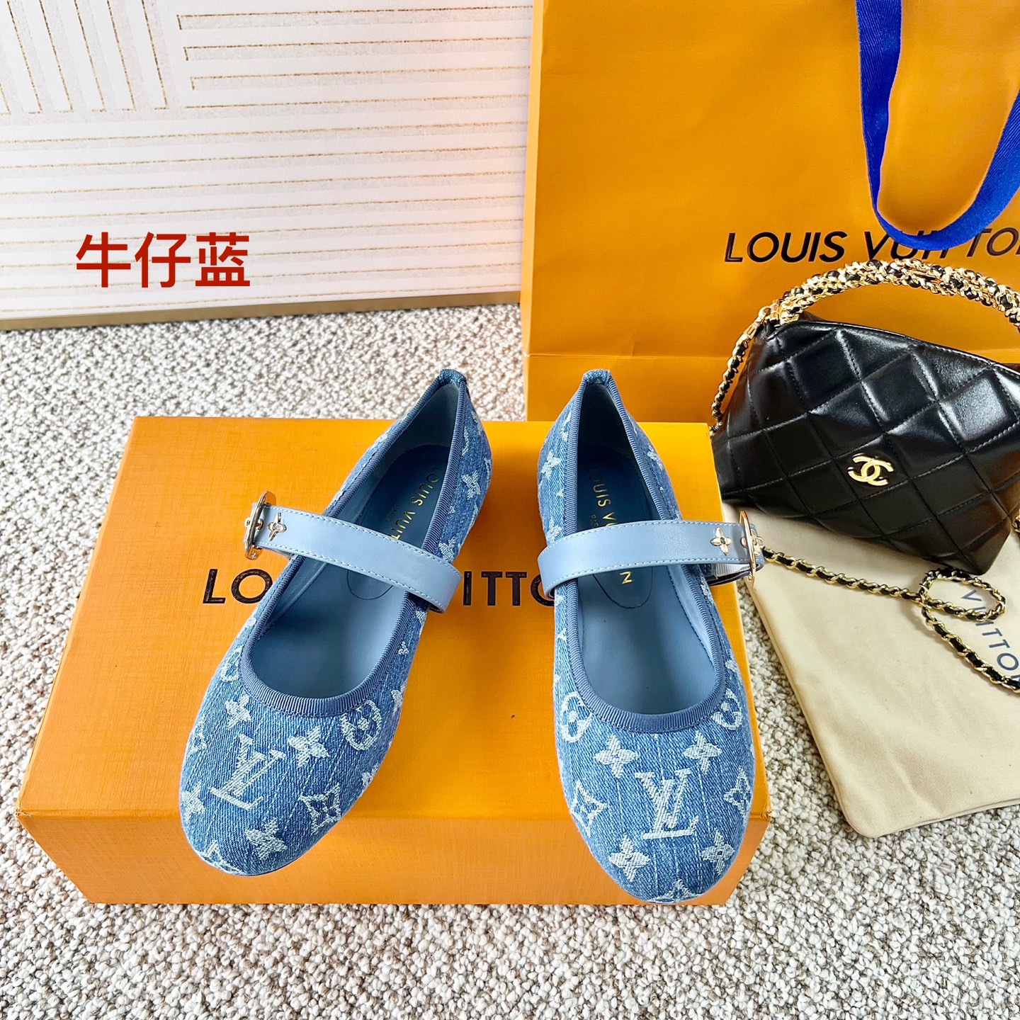 LOUIS VUITTON Mary Jane shoes - simple and stylish - premium version