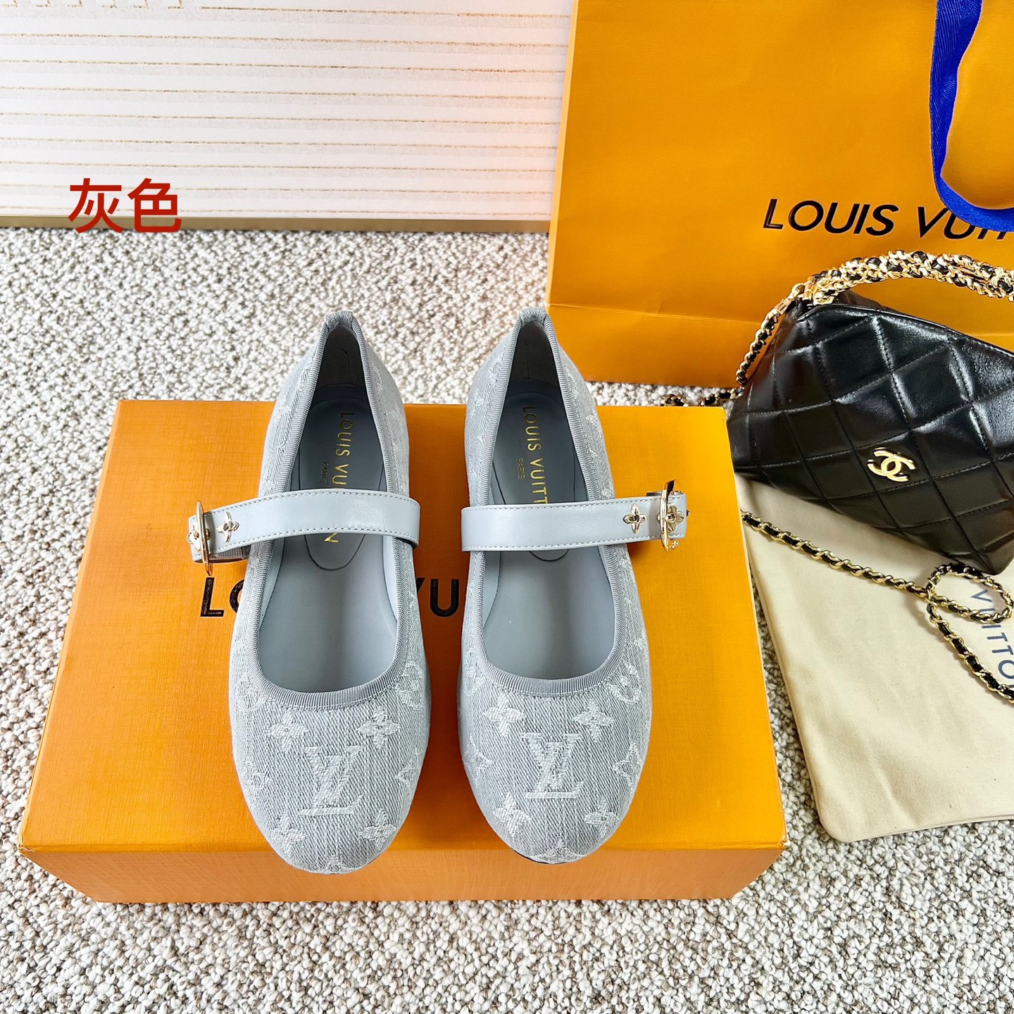 LOUIS VUITTON Mary Jane shoes - simple and stylish - premium version