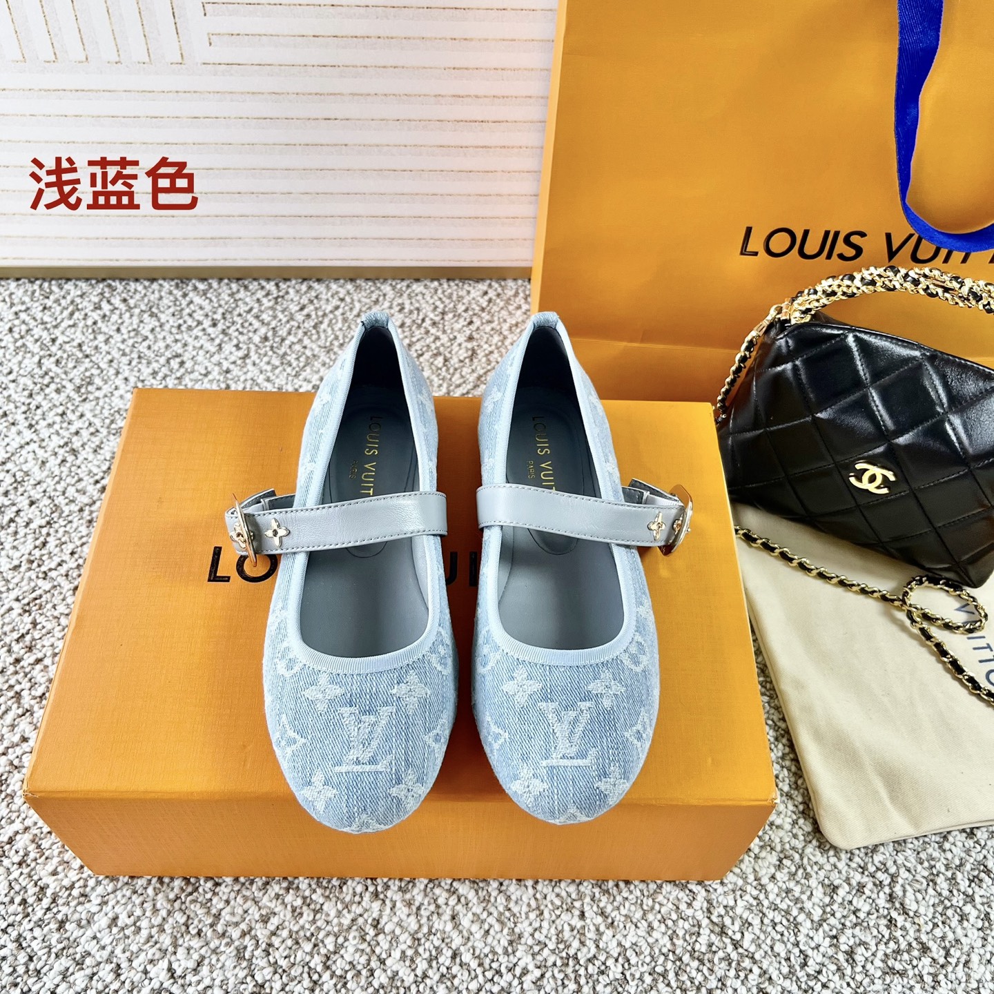 LOUIS VUITTON Mary Jane shoes - simple and stylish - premium version