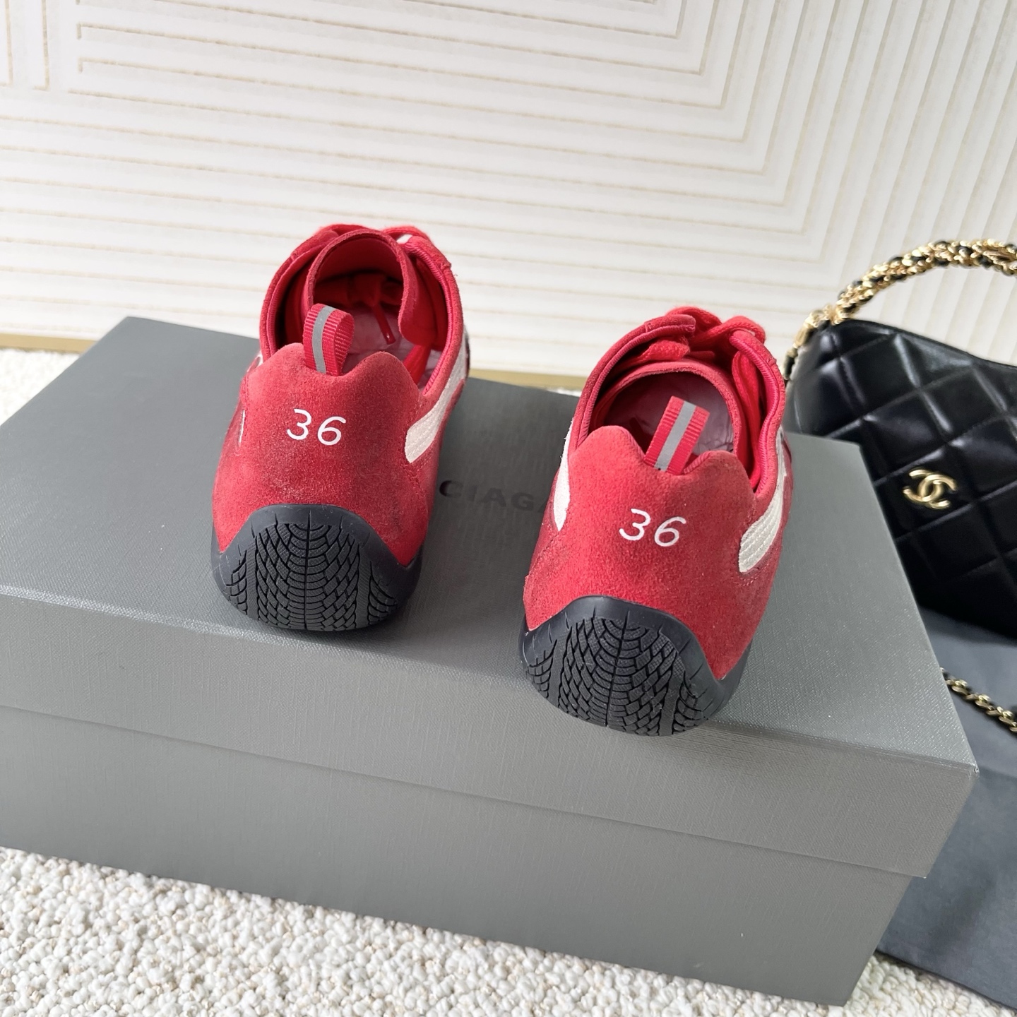 “Balenciaga Paris X Puma 2025 Car Racing and Leisure Shoes Collection with Size Range 35-40” - 图片 3