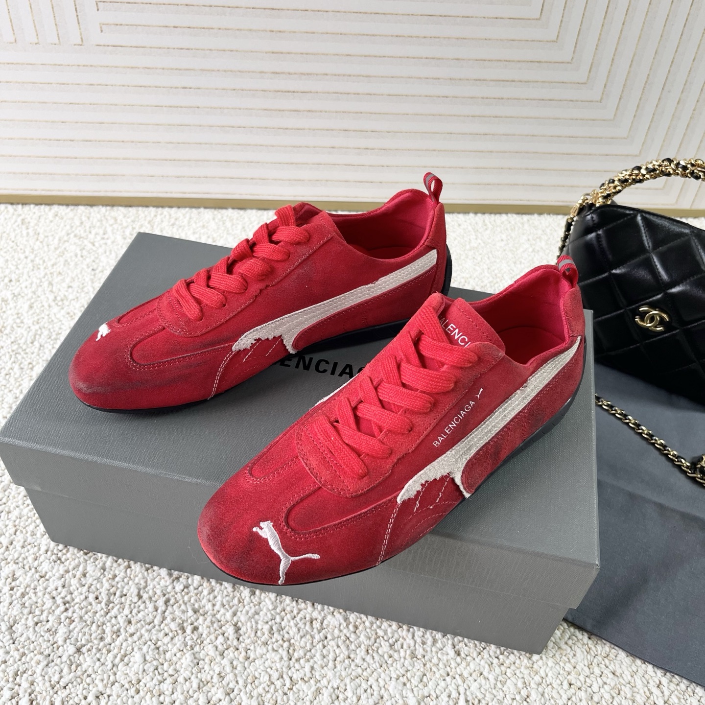 “Balenciaga Paris X Puma 2025 Car Racing and Leisure Shoes Collection with Size Range 35-40”