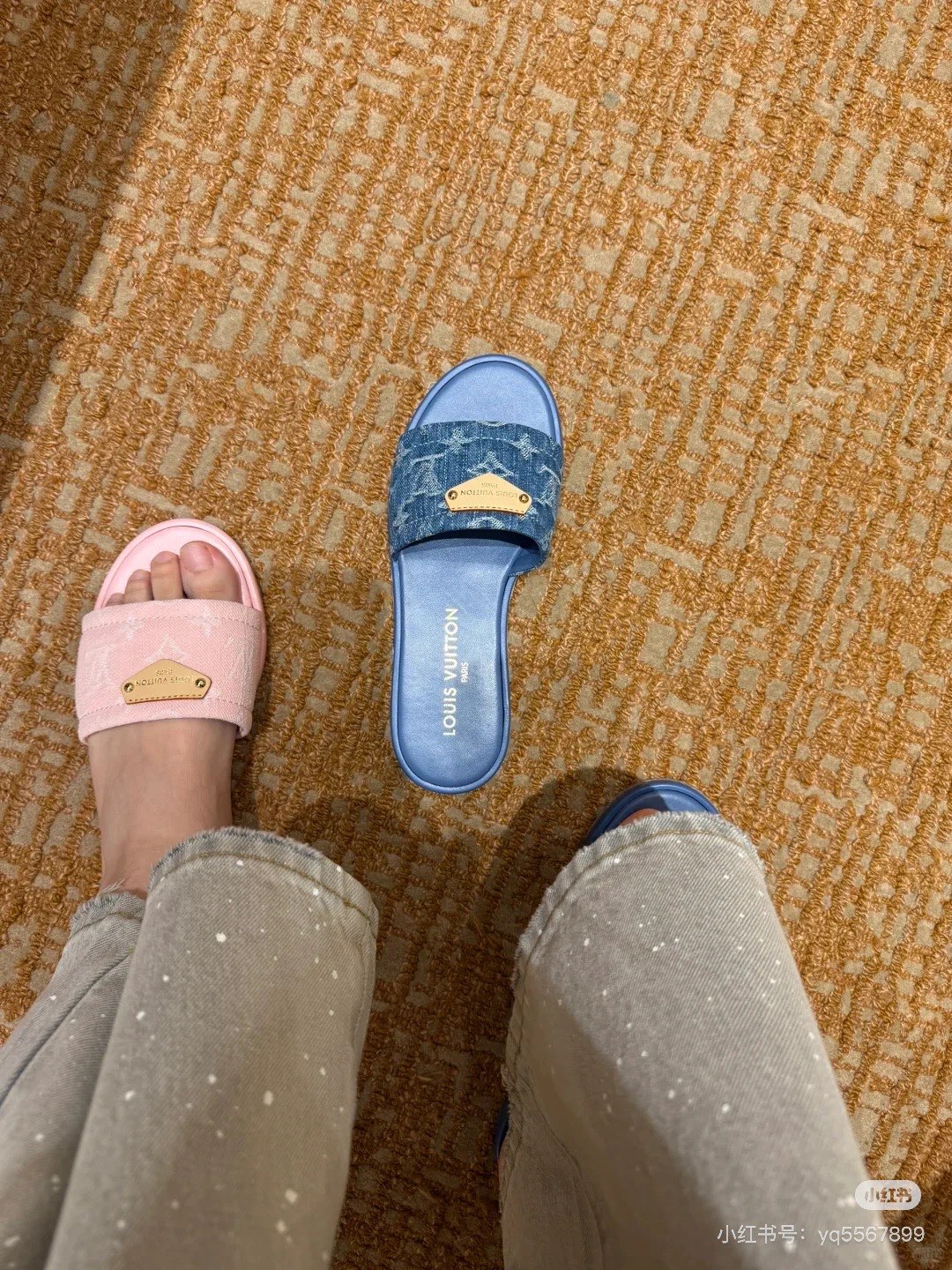 NO:407639,foot pictures, slippers, slippers19860909上脚图,拖鞋,slippers,Women's Shoes