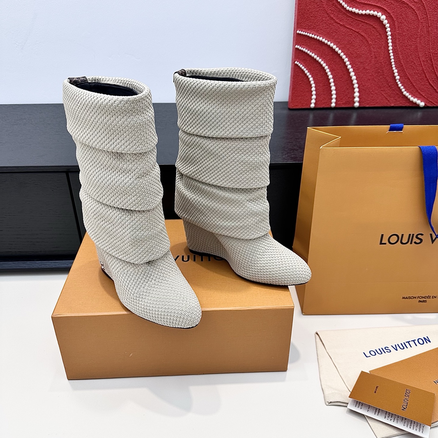 LOUIS VUITTON Boots Simple and Stylish - Premium Version