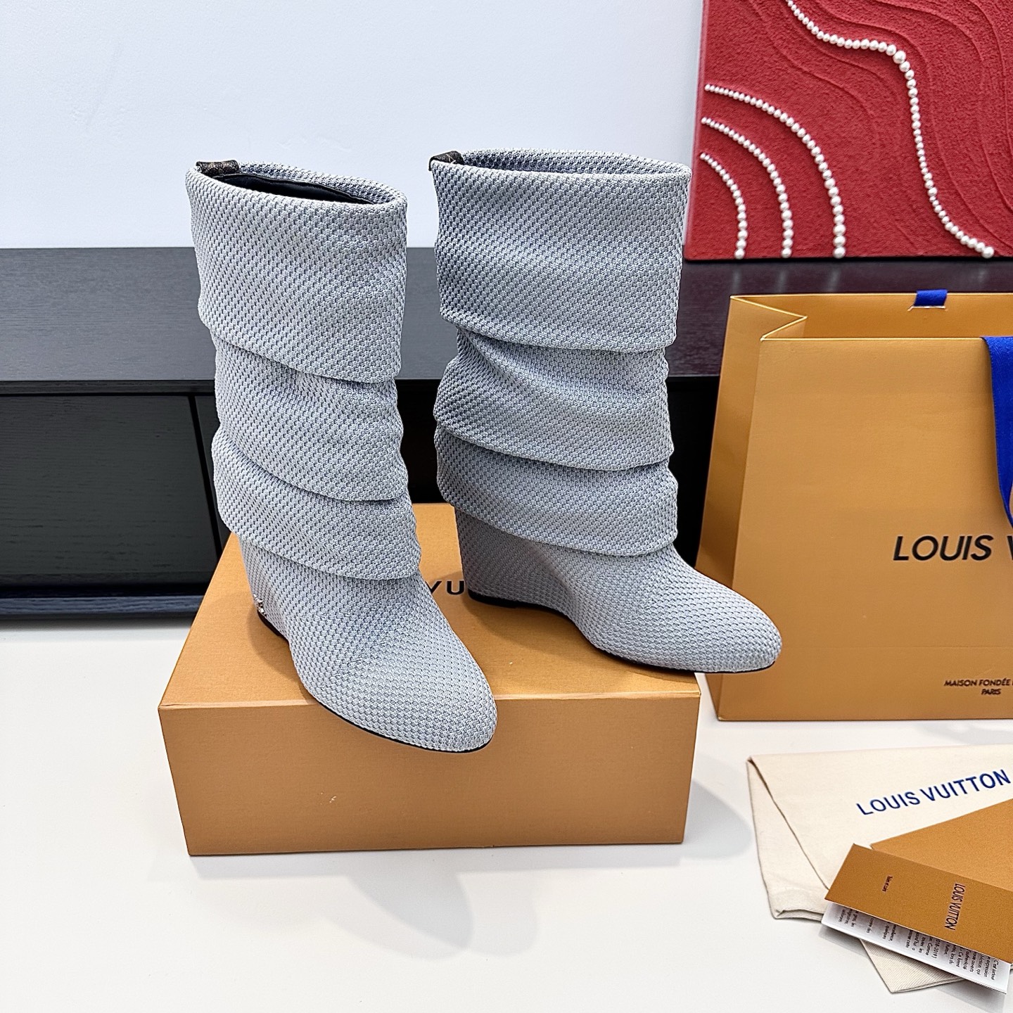 LOUIS VUITTON Boots Simple and Stylish - Premium Version