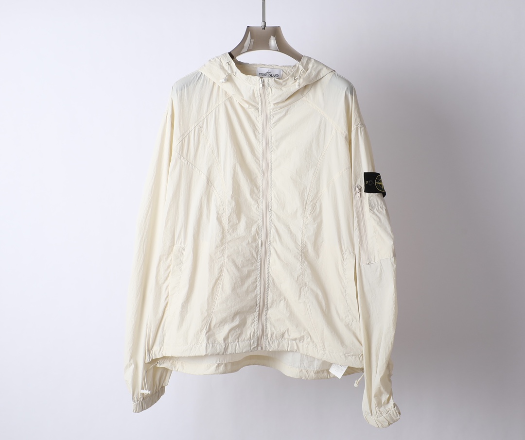 스톤아일랜드 UV 차단 후드 경량 자켓 51539 이미지 5