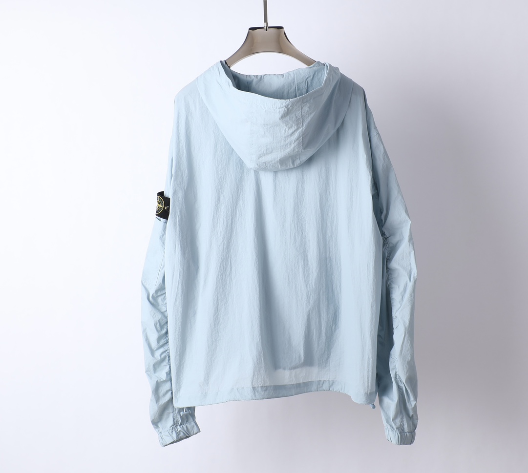 스톤아일랜드 UV 차단 후드 경량 자켓 51539 이미지 3
