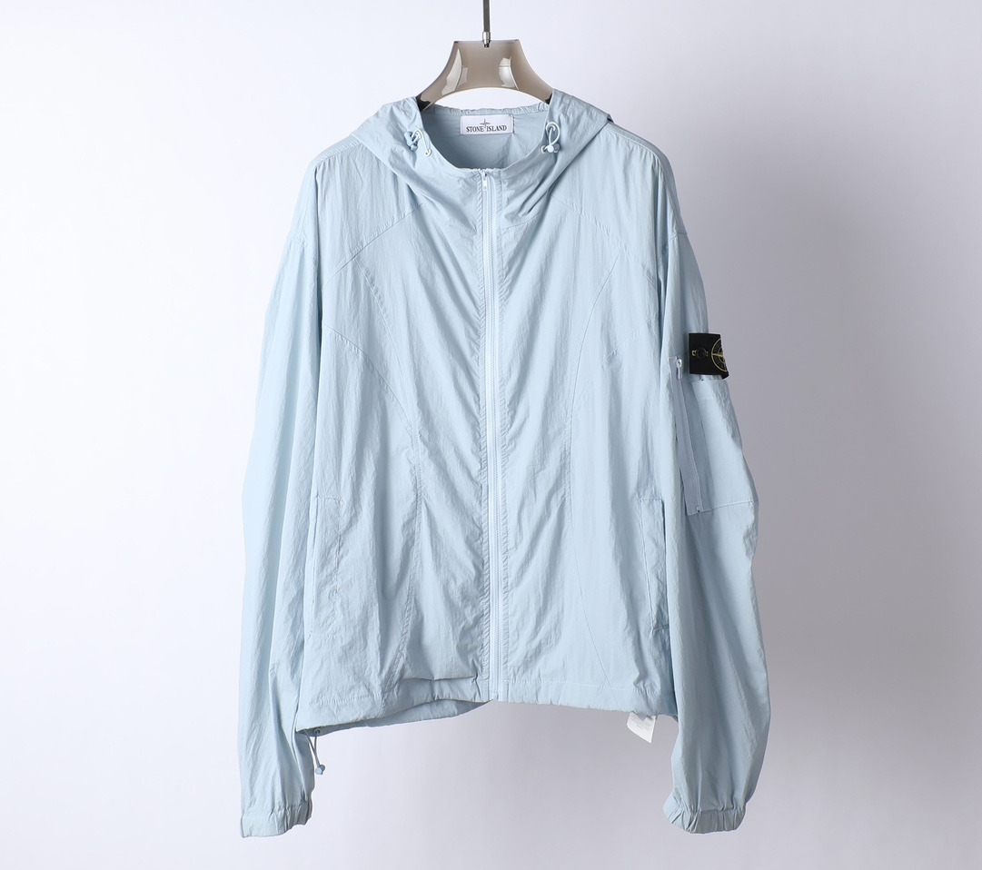 스톤아일랜드 UV 차단 후드 경량 자켓 51539 이미지 2