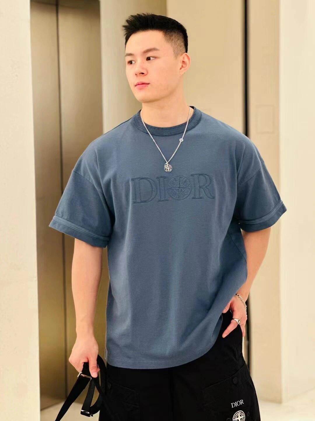 스톤아일랜드 로고 자수 크루넥 반팔 티셔츠 상세 이미지 7