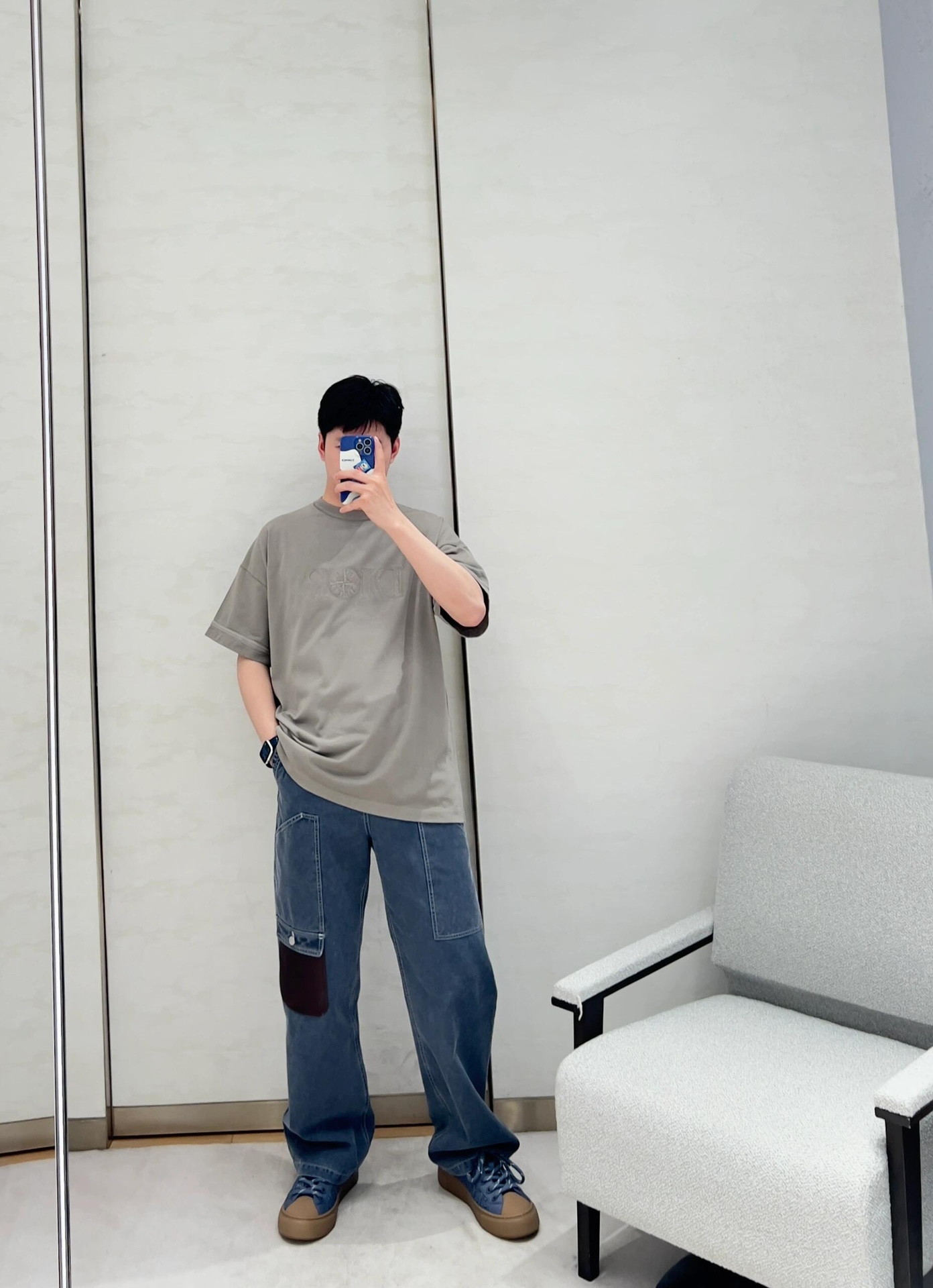 스톤아일랜드 남성 반팔 상세 이미지 3