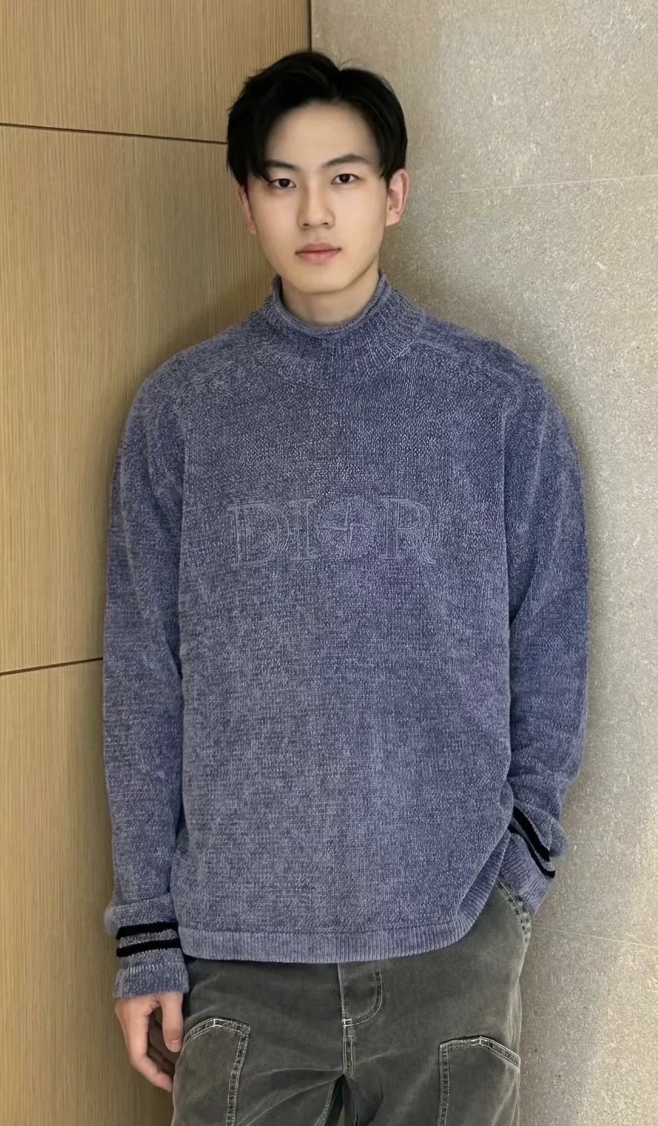 스톤아일랜드 자수 로고 터틀넥 울 스웨터 긴팔 51421 이미지 7