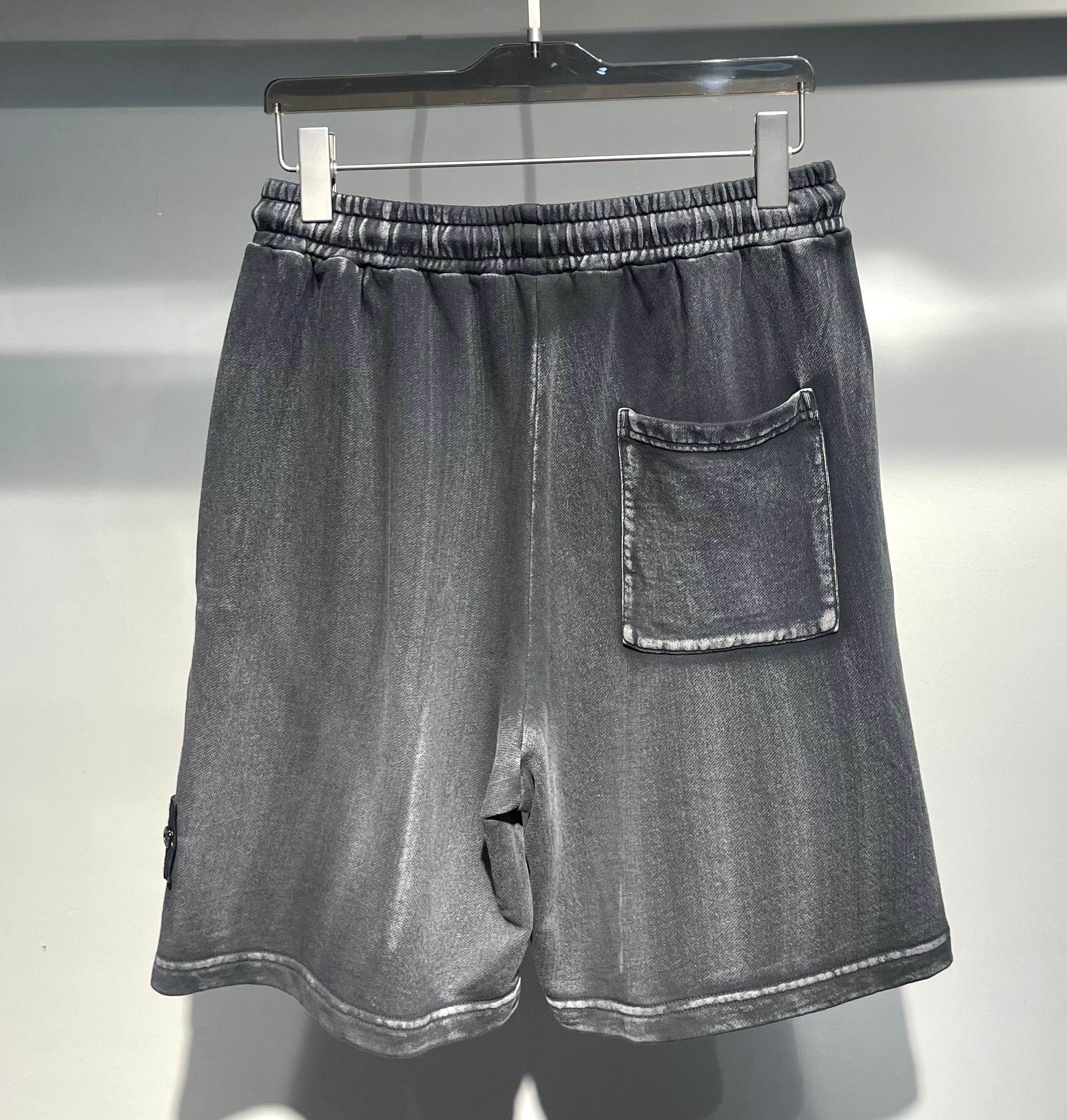 스톤아일랜드 타이다이 워시드 반바지 51323 이미지 7