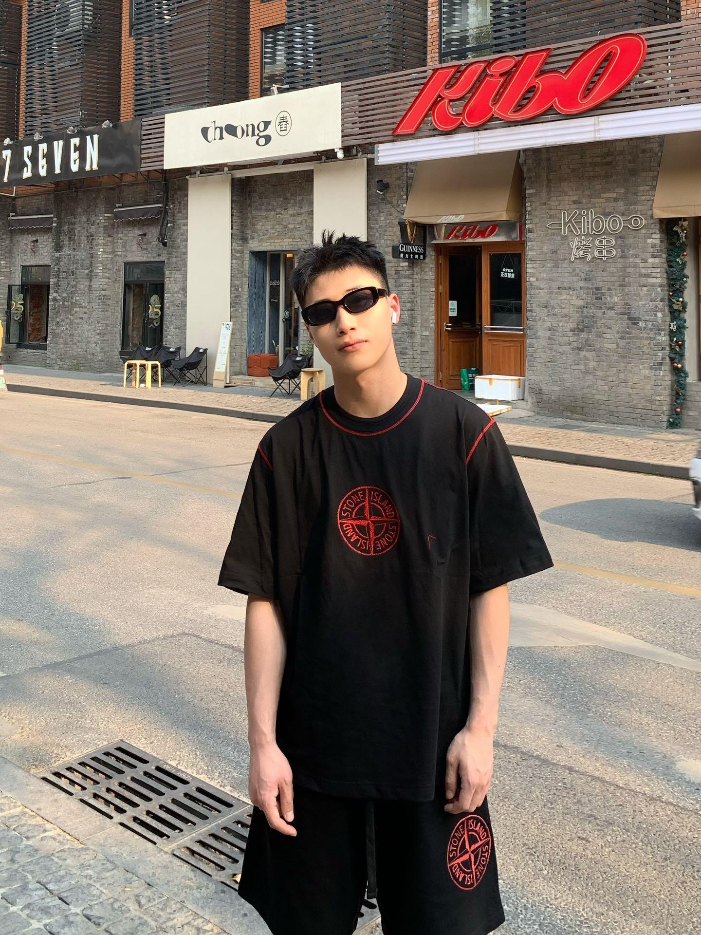 스톤아일랜드 배지 자수 슈퍼 쿨 남성 세트 51330 이미지 7