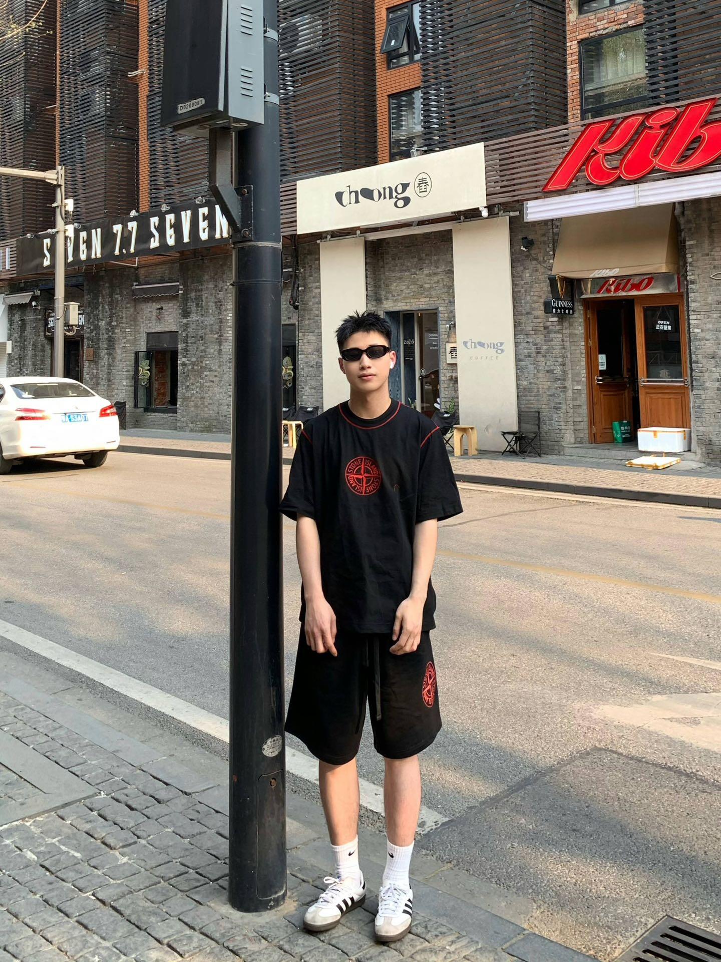 스톤아일랜드 배지 자수 슈퍼 쿨 남성 세트 51330 이미지 3