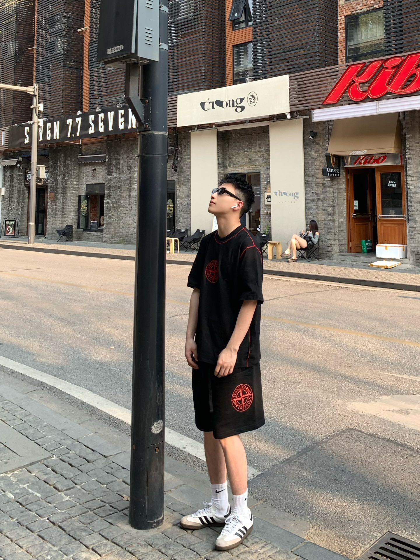스톤아일랜드 배지 자수 슈퍼 쿨 남성 세트 51330 이미지 6