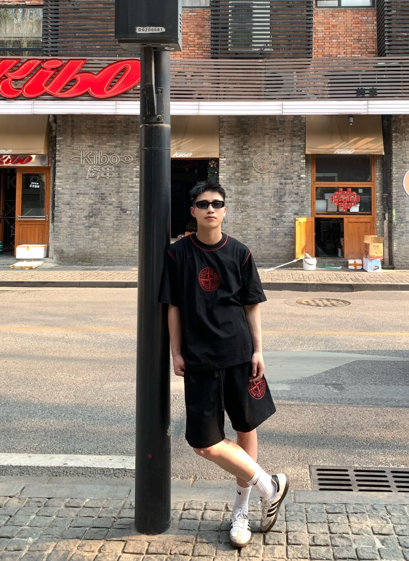 스톤아일랜드 배지 자수 슈퍼 쿨 남성 세트 51330 이미지 8