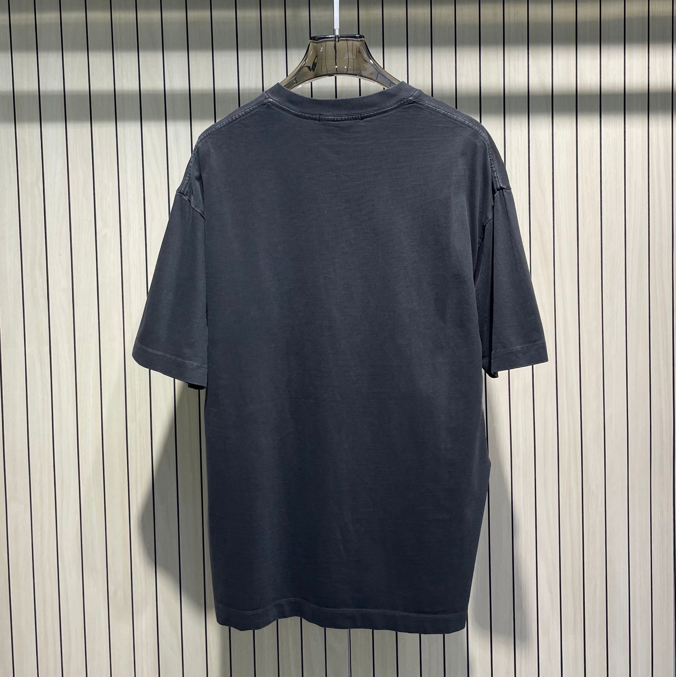 스톤아일랜드 자수 레터 크루넥 반팔 티셔츠 상세 이미지 7