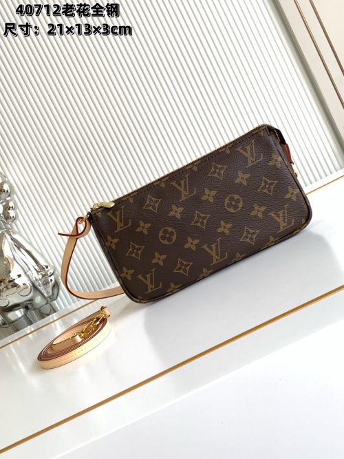 Louis Vuitton Monogram Canvas Pochette Accessories Bag - Classic Style 1 Louis Vuitton Monogram Canvas Pochette Accessories Bag - Classic Style