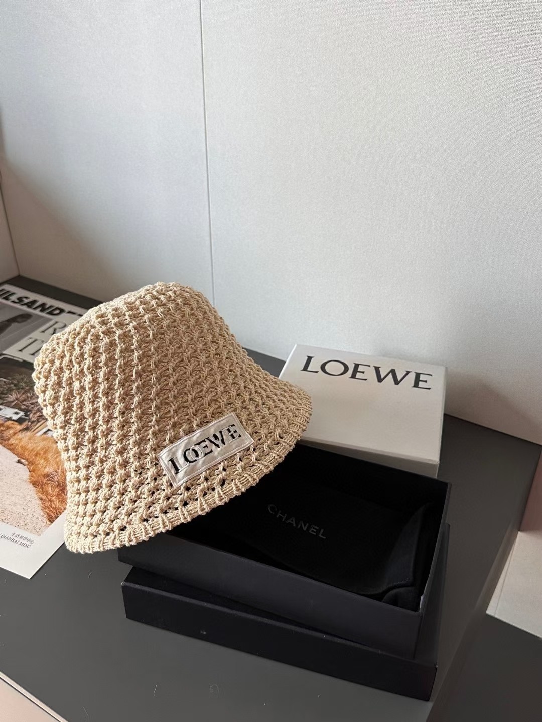 Especial 2024 primavera/verano / LOEW* sombrero de pescador de paja llegó❗️ La serie de paja característica d…