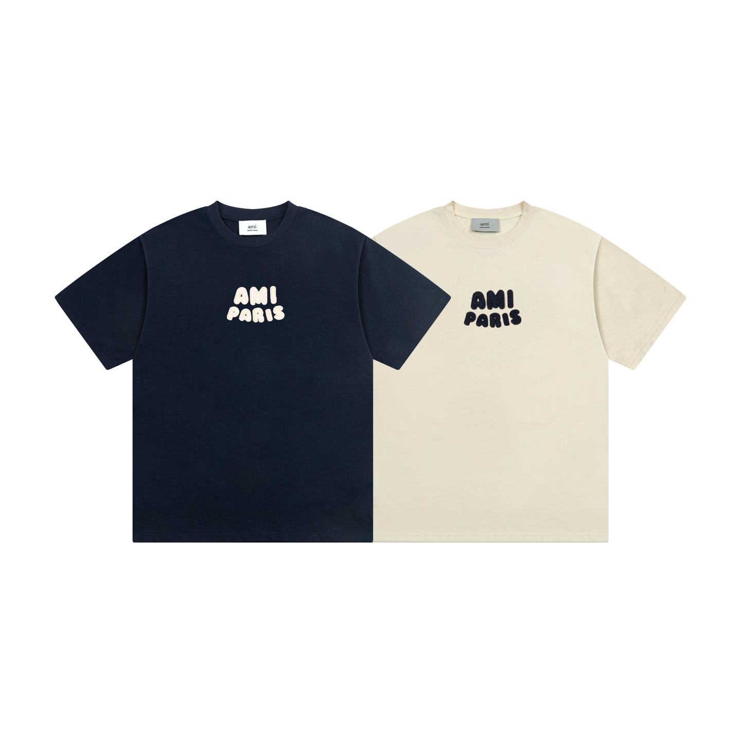 “AMI PARIS 25SS T-shirt: New Design, 230g, 280G YP Coating, Unisex S-XL” - 图片 1