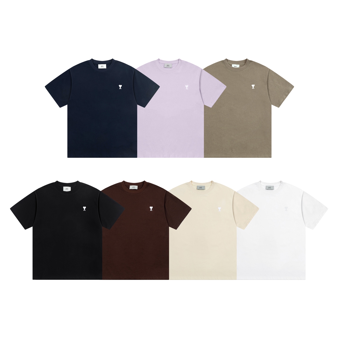 AMI PARIS New Classic White T-shirt: 121 Star Collection Details & Specifications