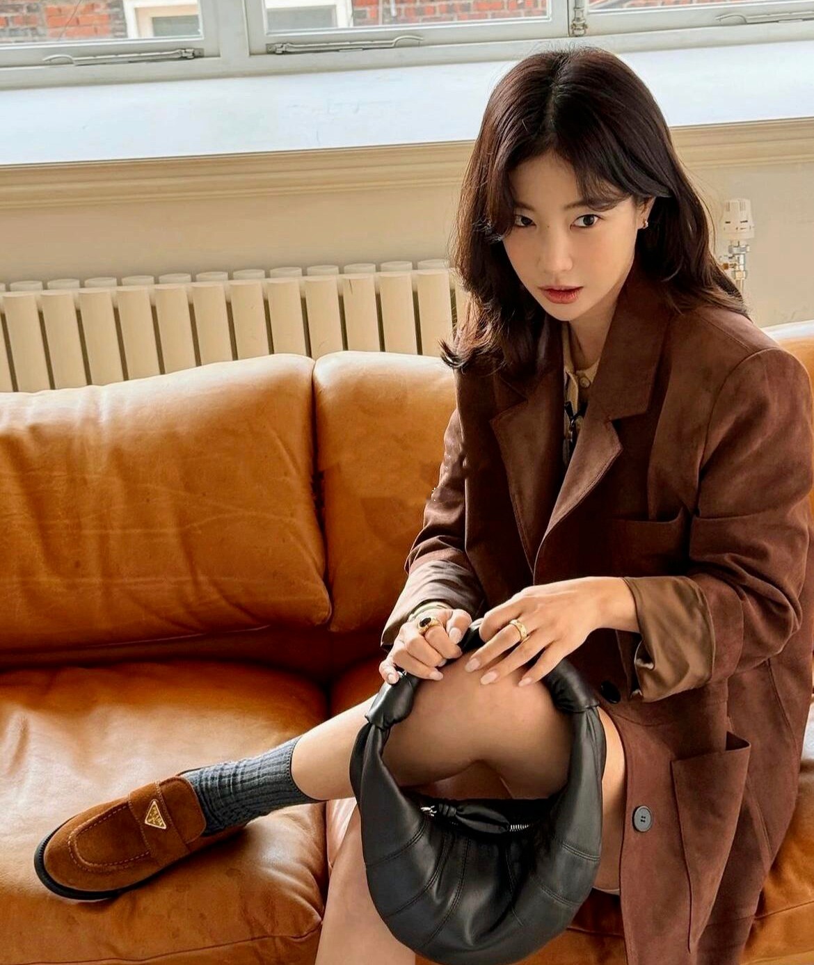 NO:491241,Pictures of footwear, loafers, loafers19860909上脚图,乐福鞋,loafers,Women's Shoes