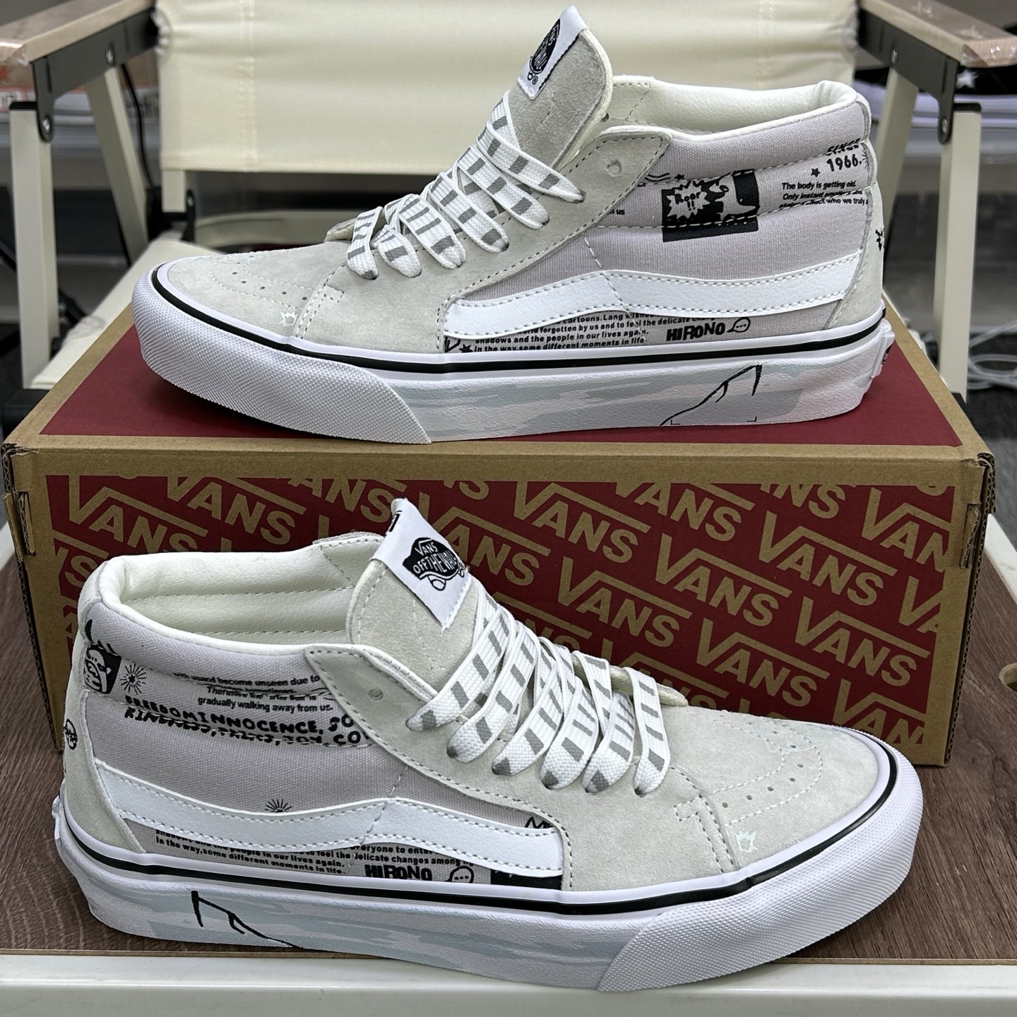 VANS 范斯 SK8-LOW 经典款 低帮 黑白 休闲板鞋帆布鞋 VN0A4UUK6BT工艺：硫化1: