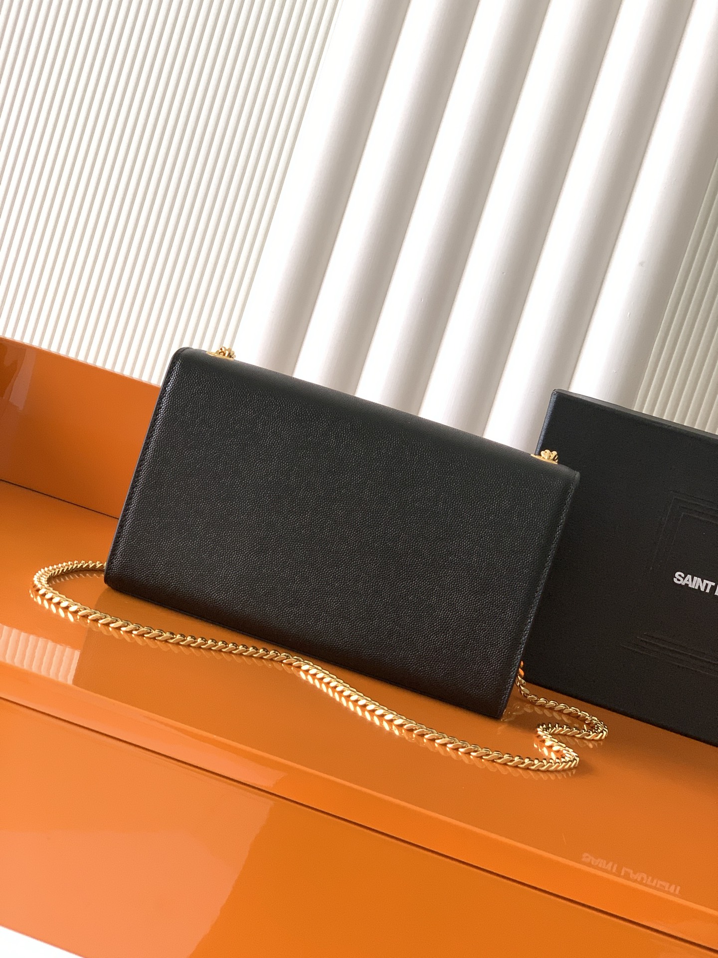 Saint Laurent 配#𝑲𝒂 𝒆 𝟮𝟰𝒄𝒎#KATE 款斜挎链条包 版本全新到货 采用最高等级 牛皮