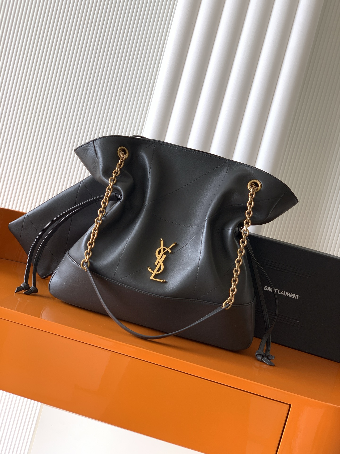 Saint Laurent 全新升级版YSL 新款Jamie 4.3 large pochon羊皮腋下包