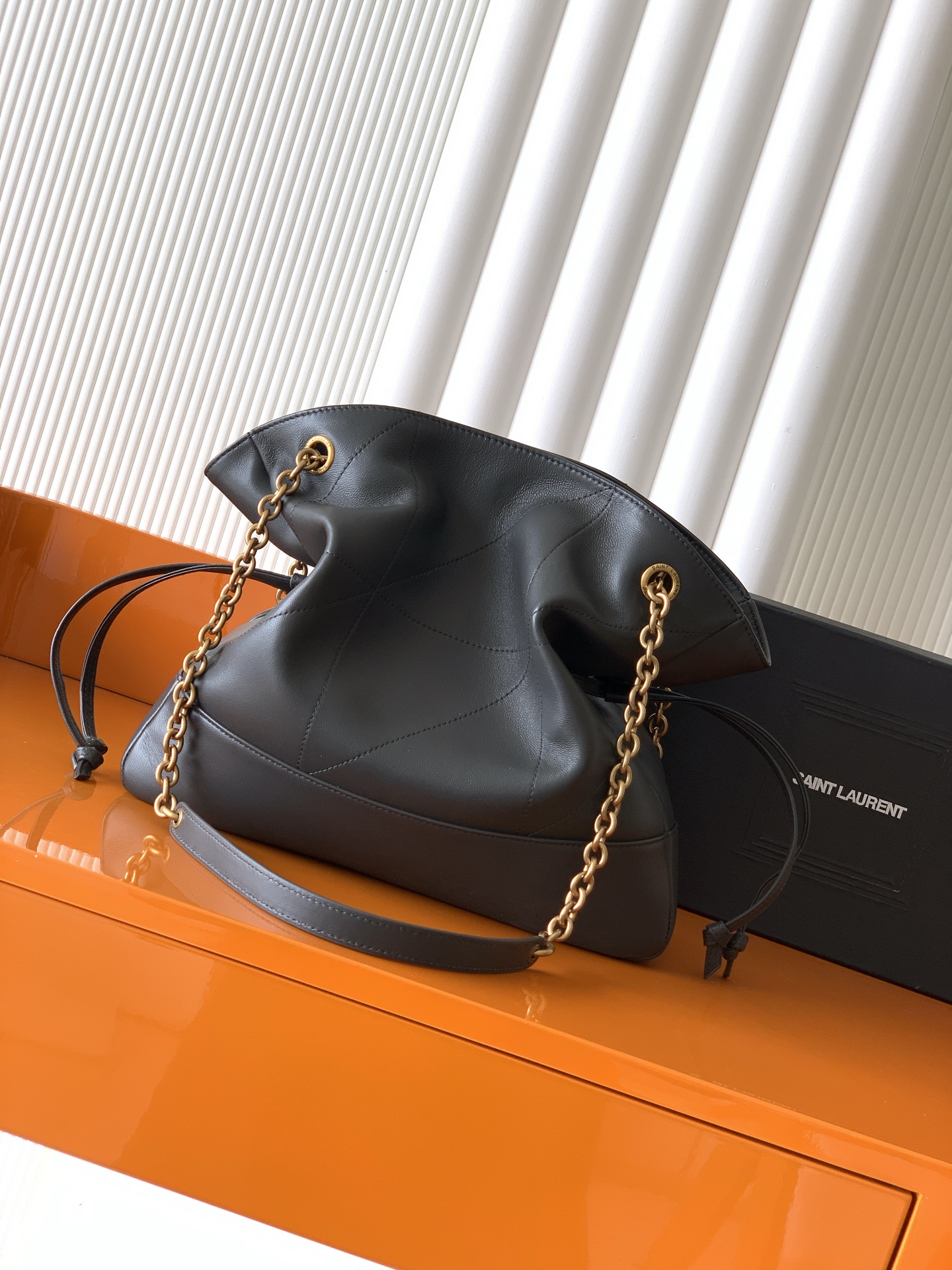 Saint Laurent YSL 新款小号Jamie 4 3 large pochon羊皮腋下包