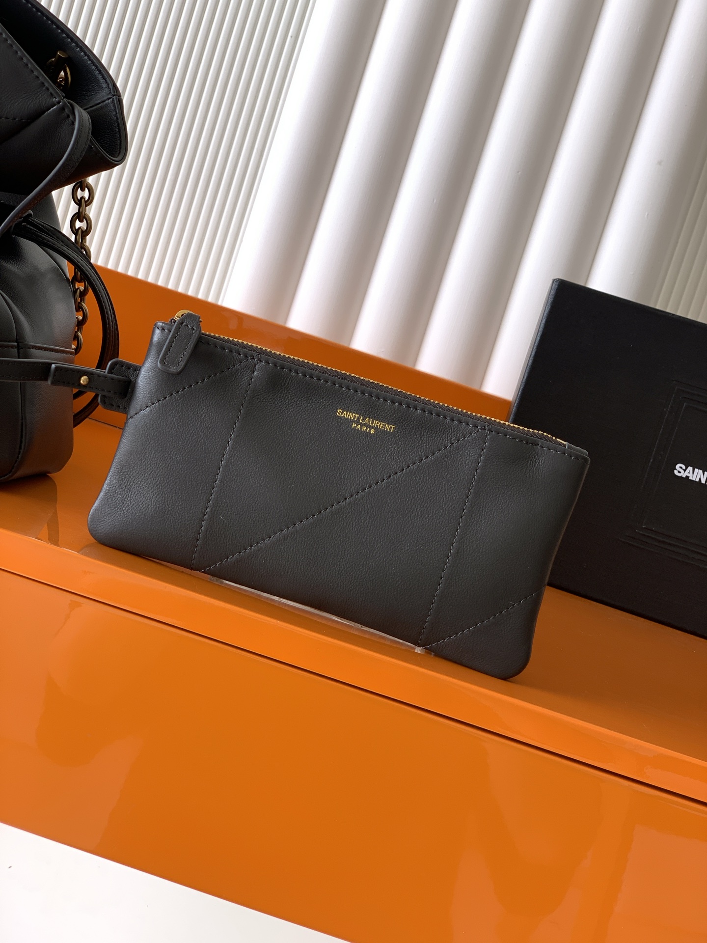 Saint Laurent YSL 新款小号Jamie 4 3 large pochon羊皮腋下包
