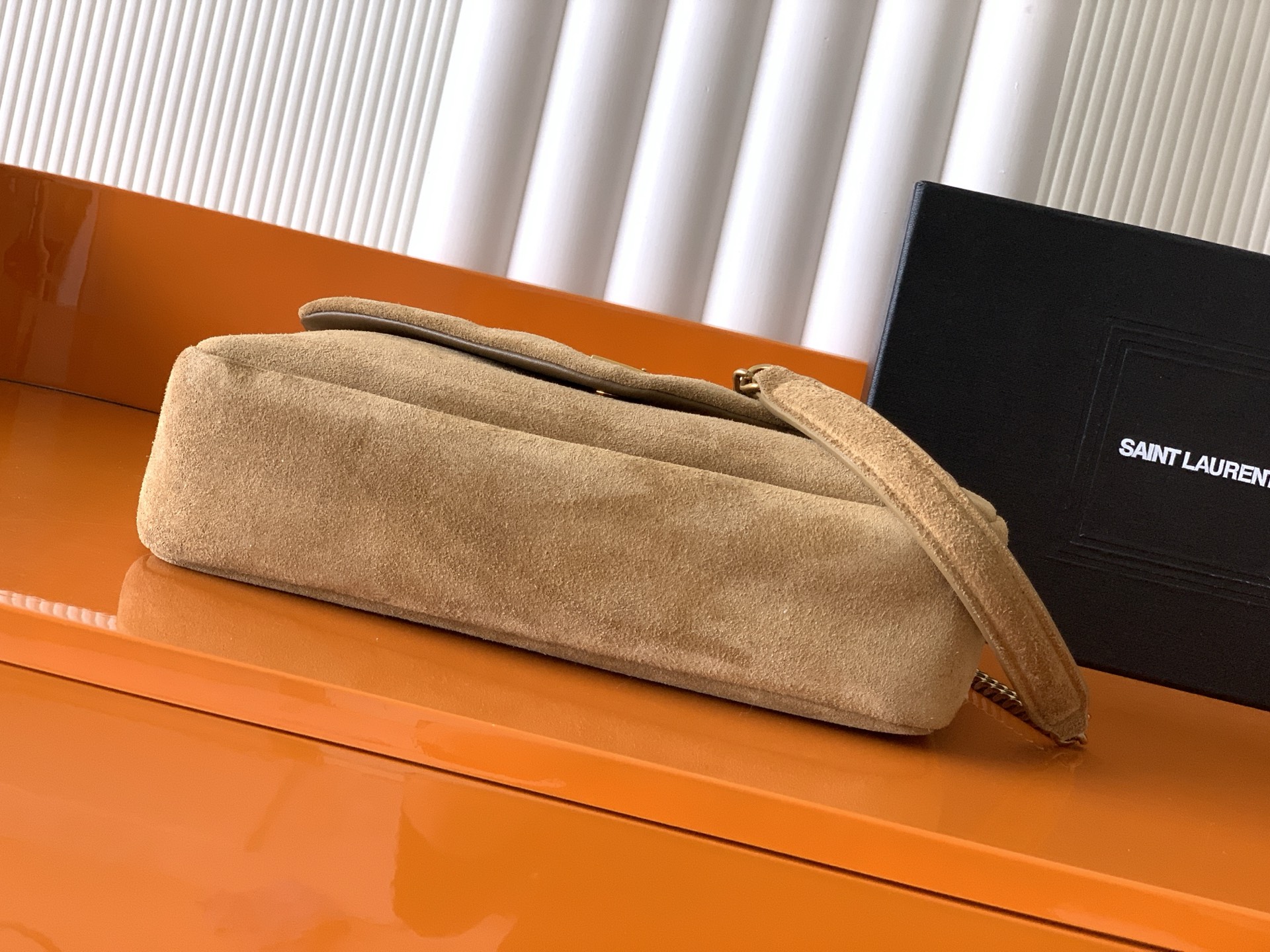 Saint Laurent CALYPSO_磨砂链条包 进口意大利羊皮制作
