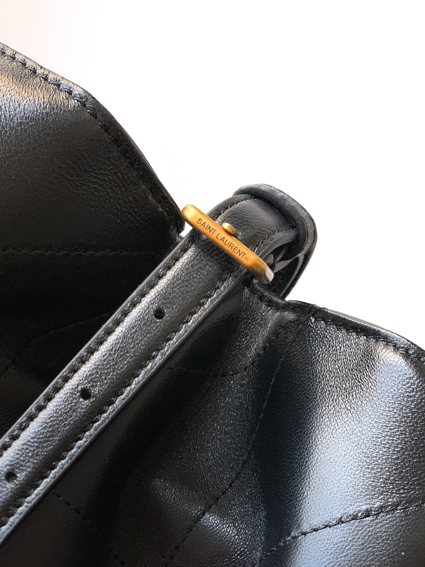 SAINT LAURENT Black Jamie Shopping Tote