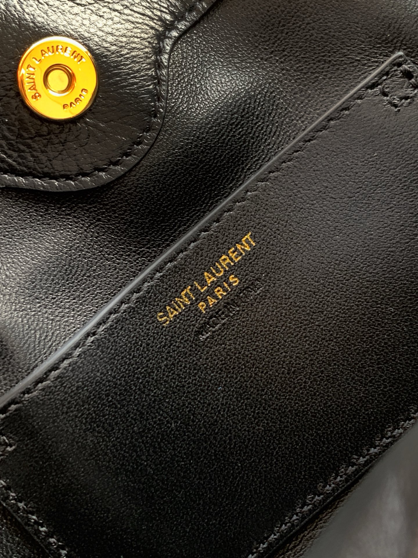 SAINT LAURENT Black Jamie Shopping Tote