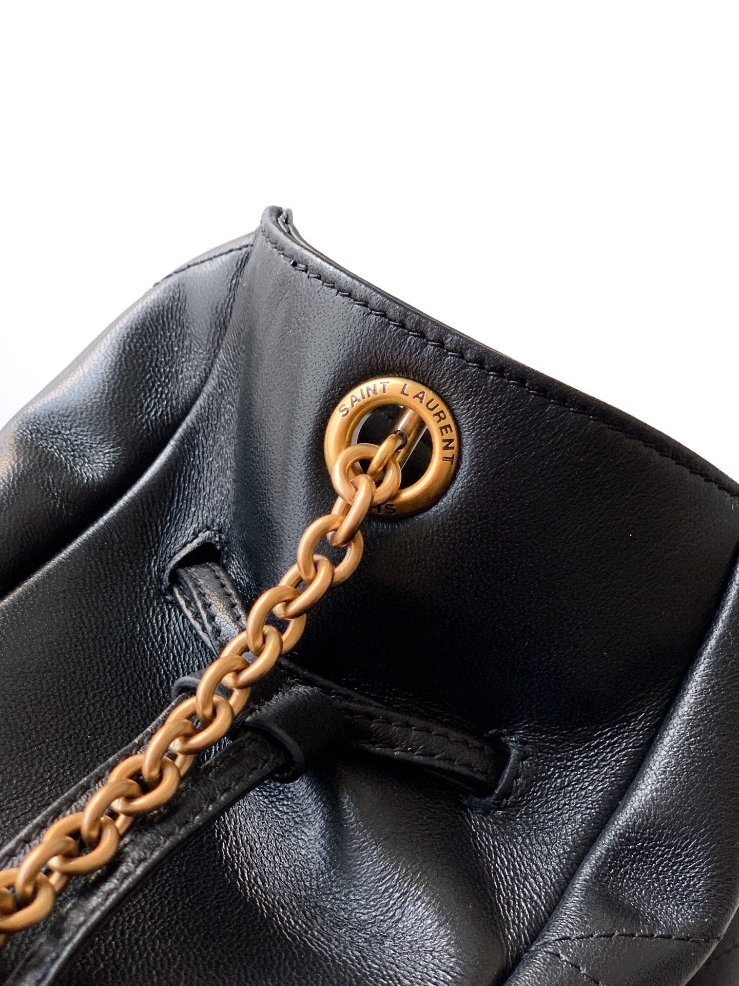 SAINT LAURENT Black Jamie Shopping Tote