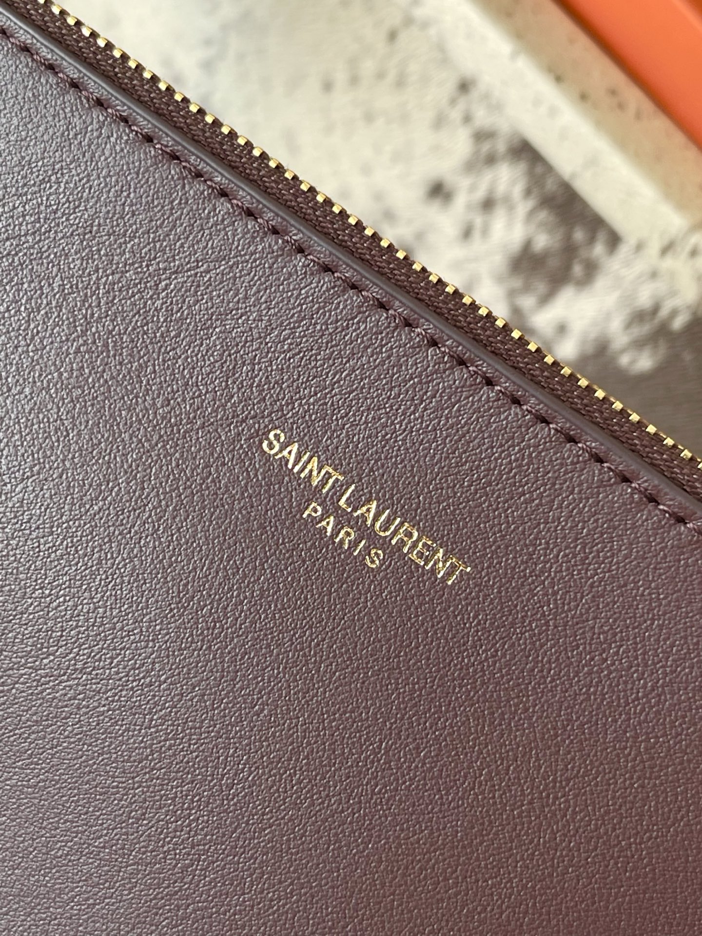 SAINT LAURENT Brown Hobo Bag