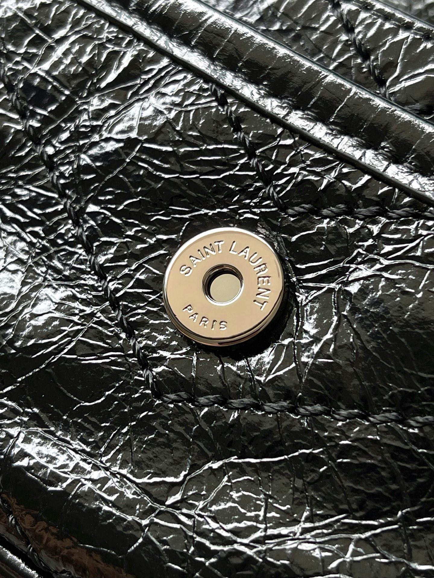 SAINT LAURENT Black Niki Mini Shoulder Bag