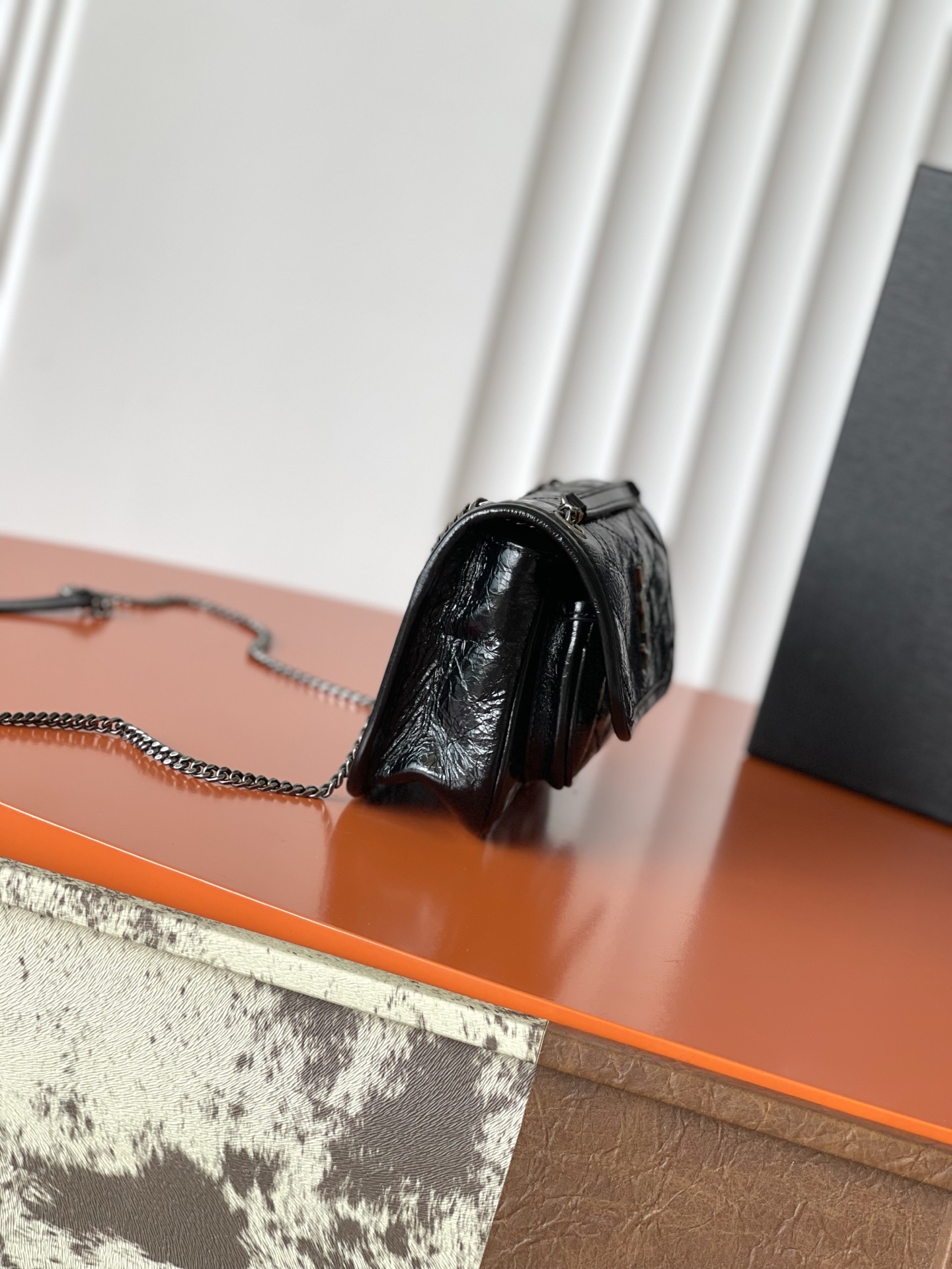 SAINT LAURENT Black Niki Mini Shoulder Bag