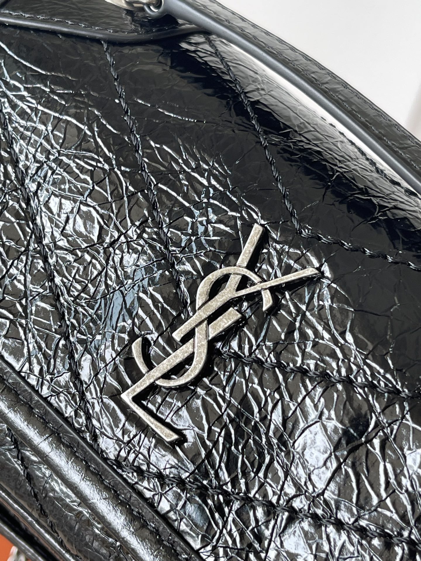SAINT LAURENT Black Niki Mini Shoulder Bag