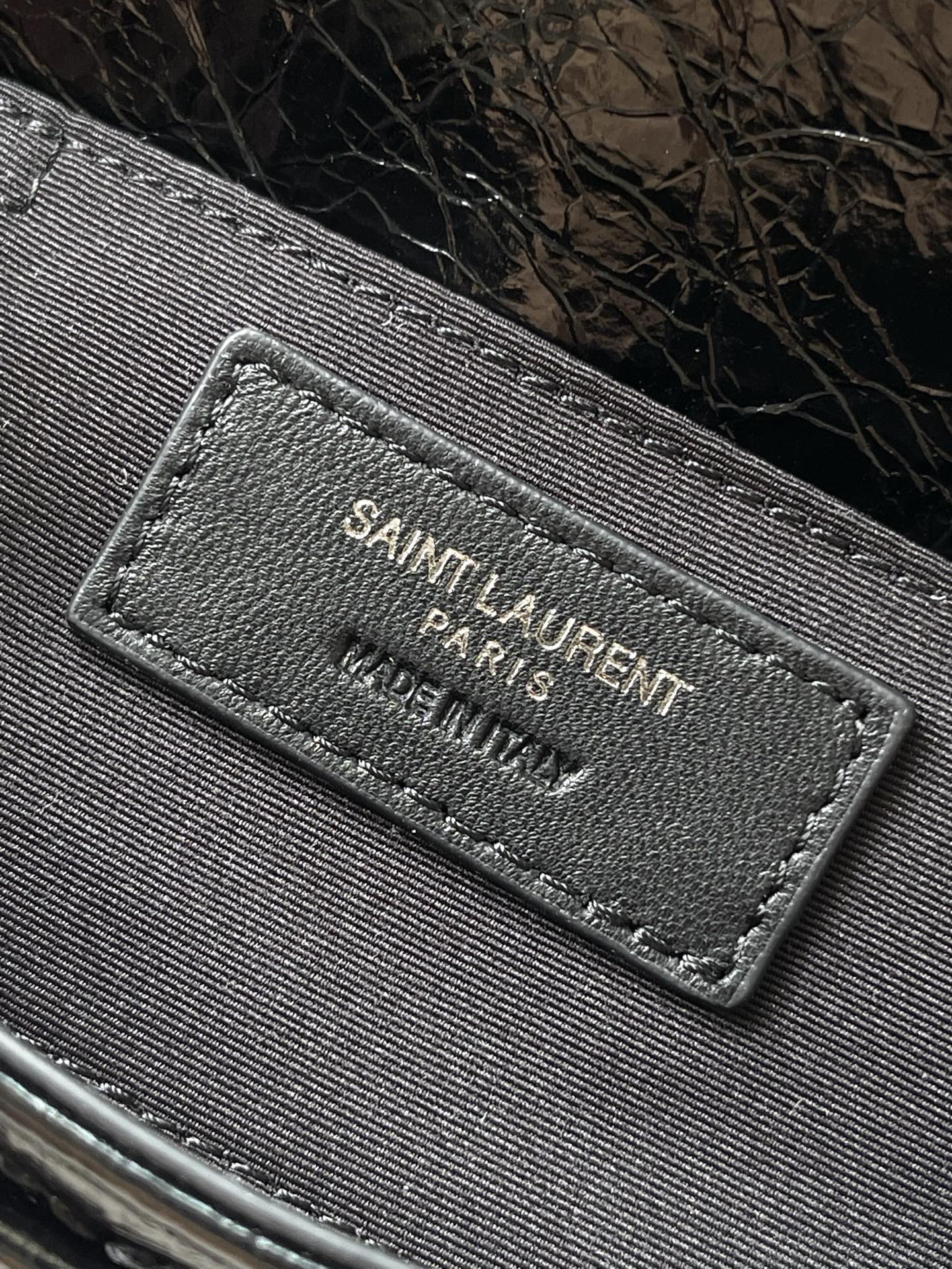 SAINT LAURENT Black Niki Mini Shoulder Bag