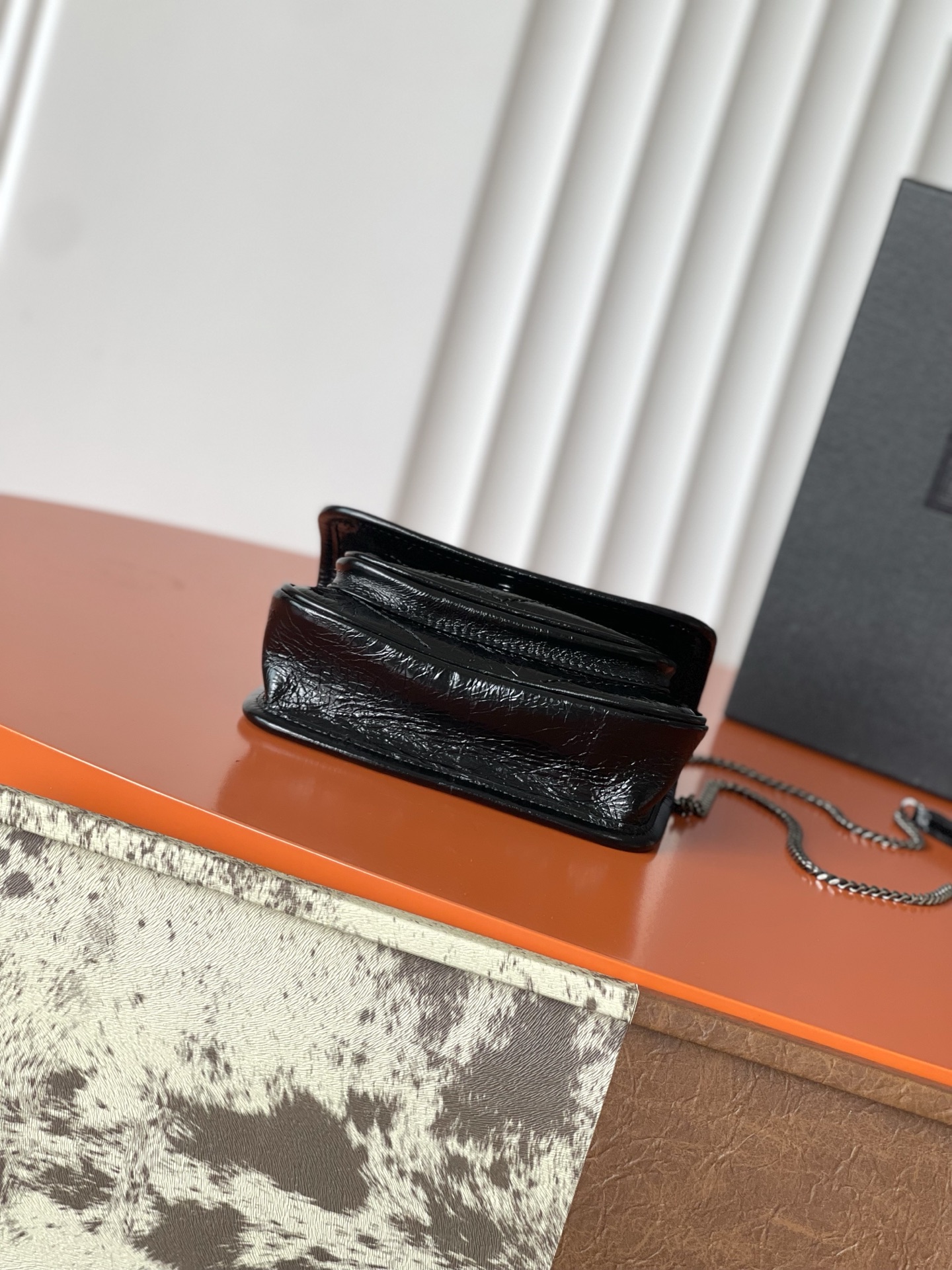 SAINT LAURENT Black Niki Mini Shoulder Bag