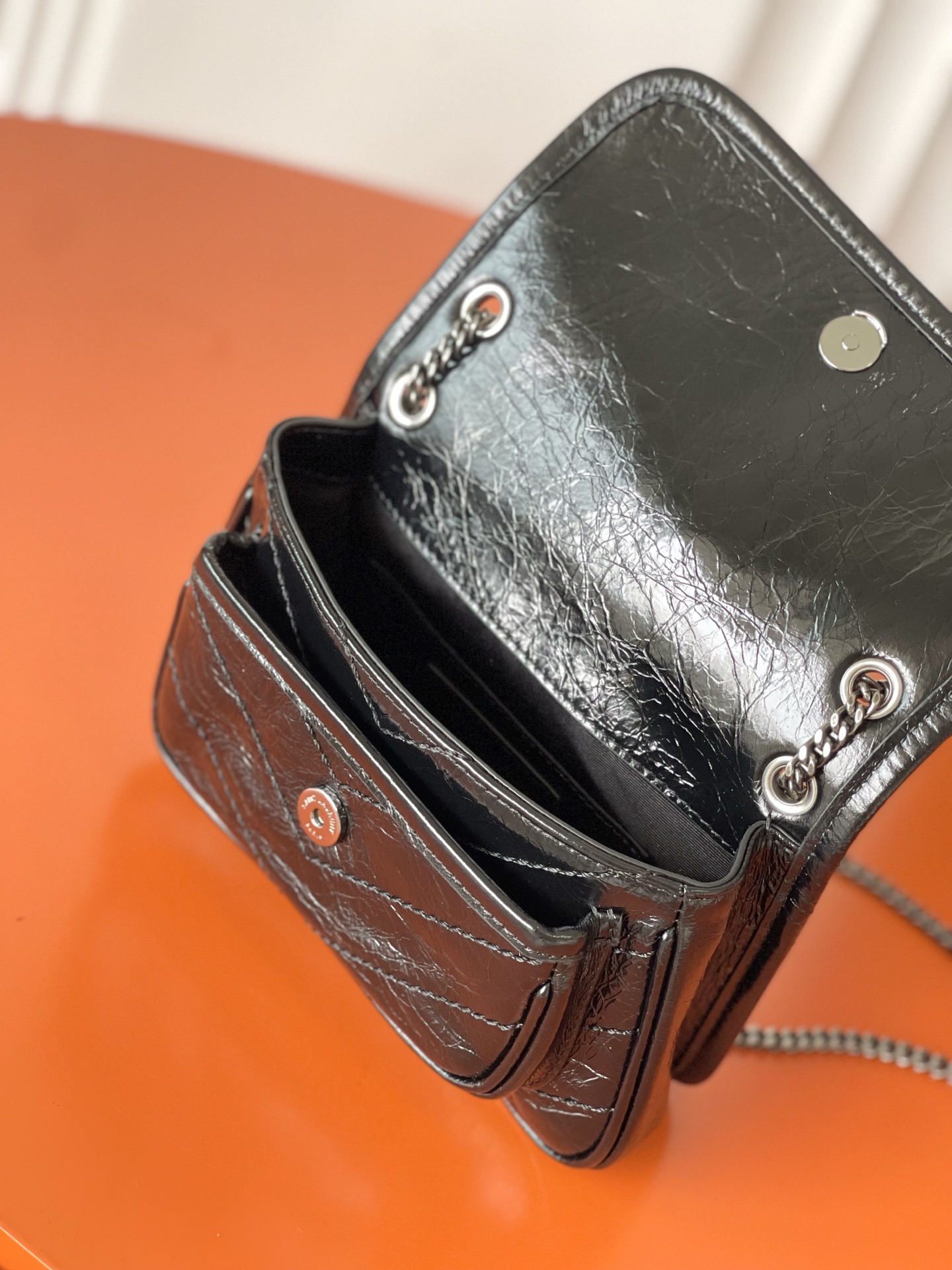 SAINT LAURENT Black Niki Mini Shoulder Bag