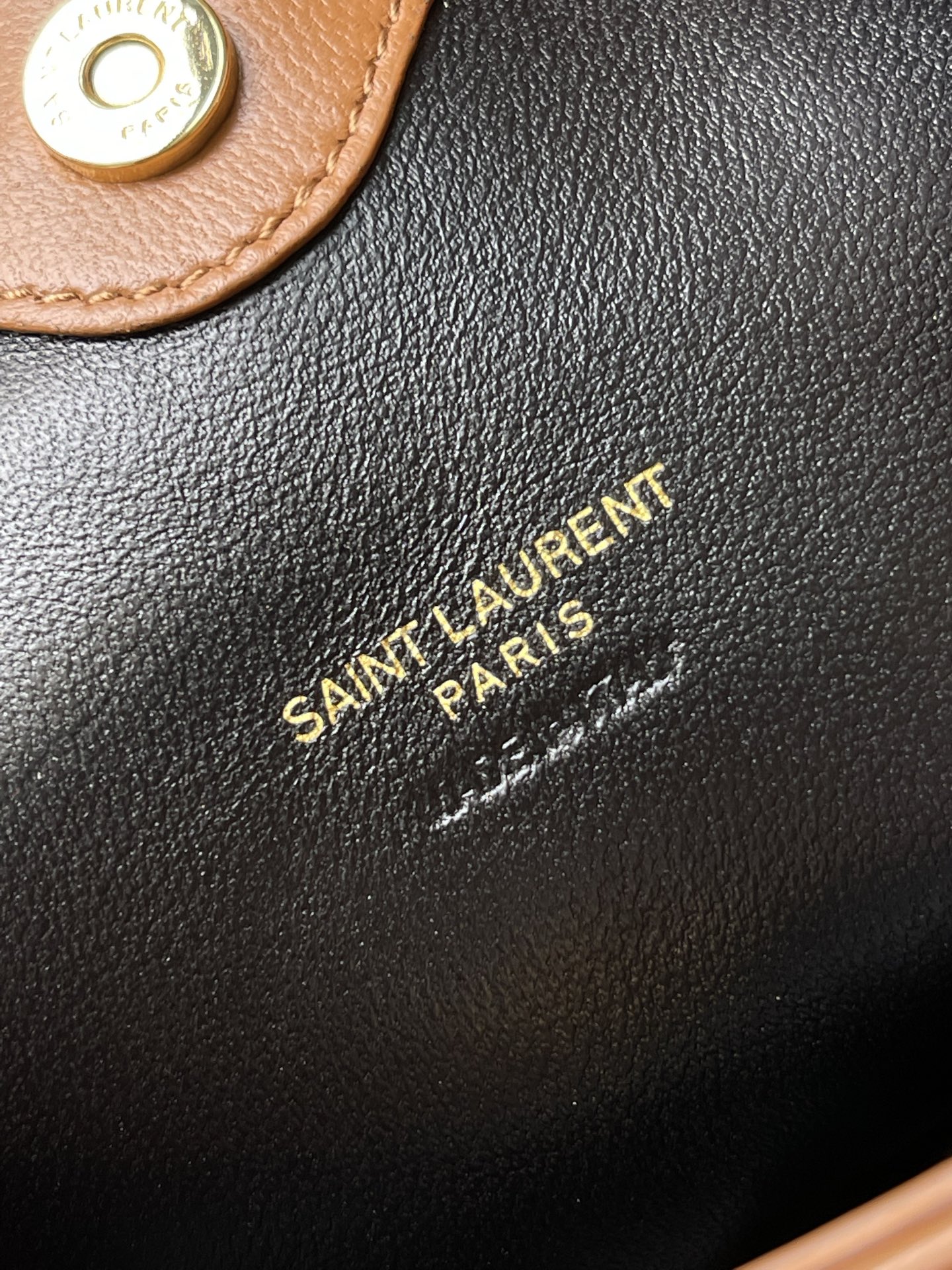 SAINT LAURENT Brown Jamie Mini Shoulder Pouch