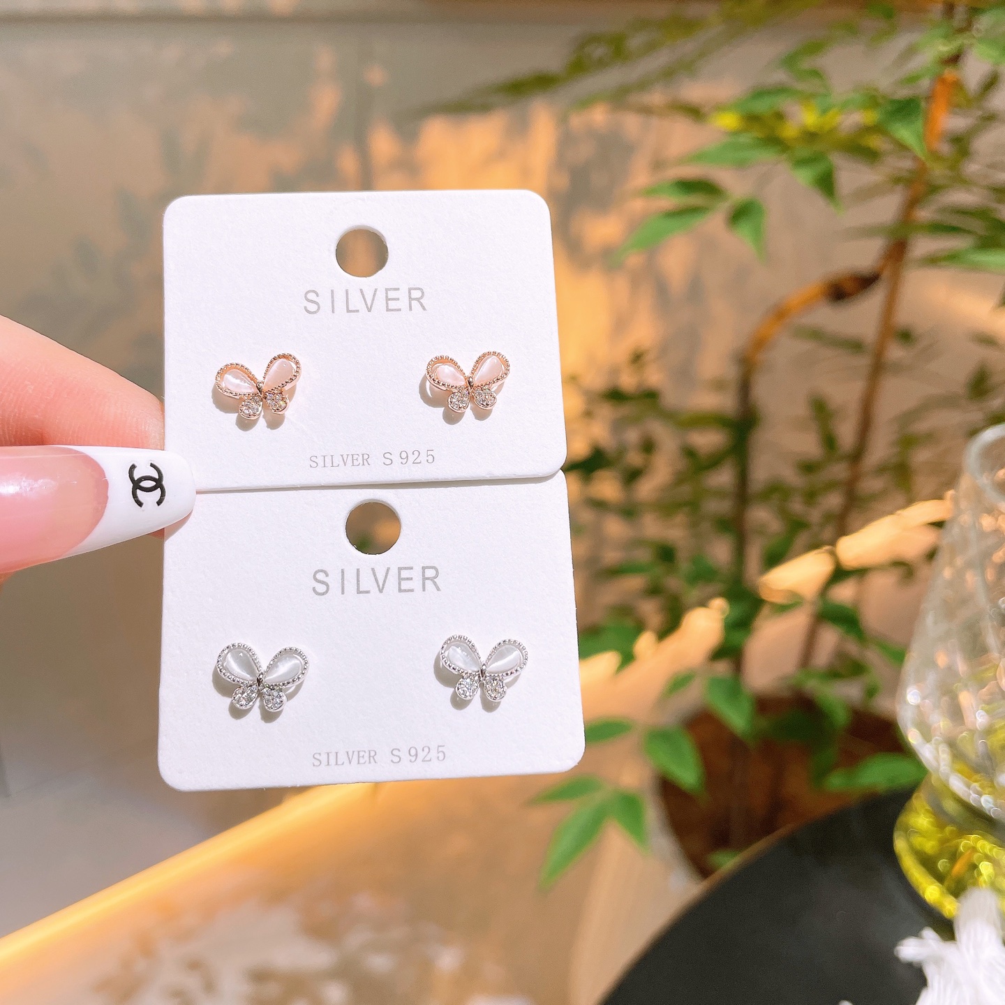 Fine Silver Earrings Forest Travel Silver