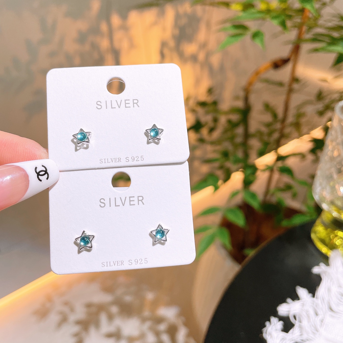 High Polish Silver Earrings Unique Confession Gold