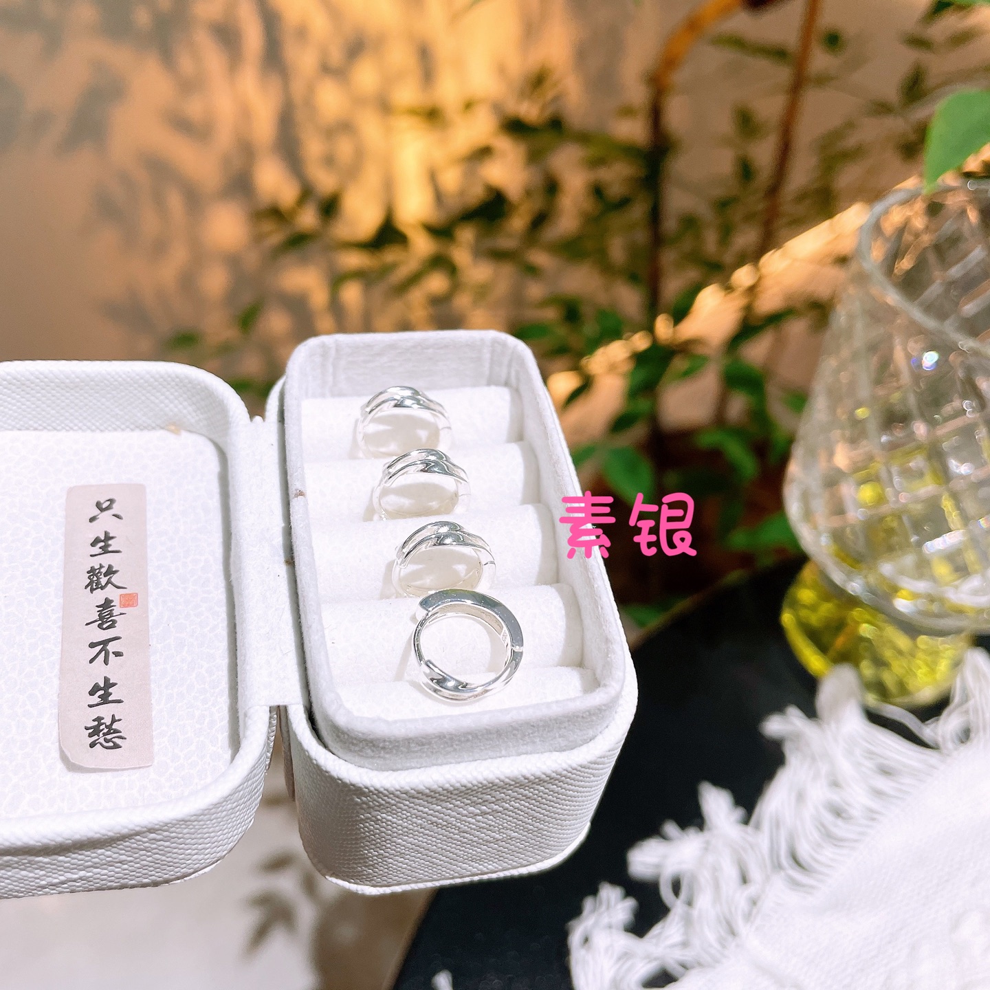 Hypoallergenic Silver Ear Cuffs Romantic Everyday Wear Silver