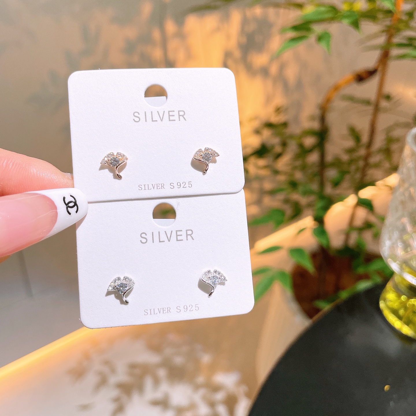 Solid Silver Earrings Delicate Valentine's Day Silver