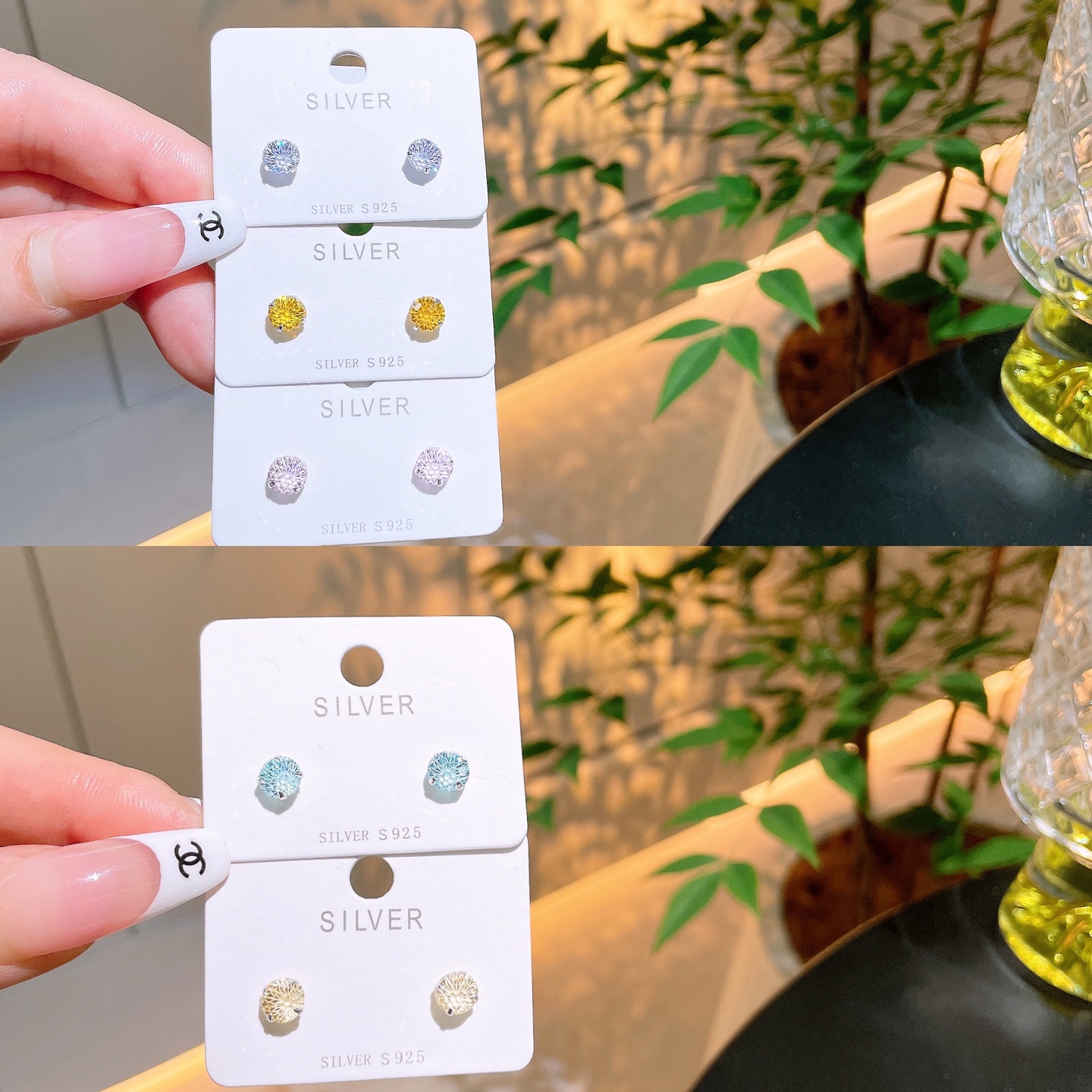 Hypoallergenic Silver Earrings French Date Night Silver