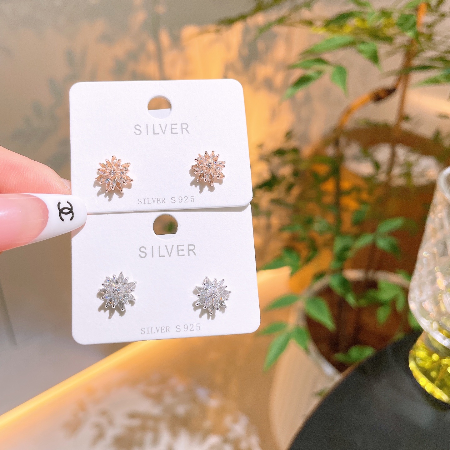 Low Allergy Silver Earrings Chic Bestie Gift Silver